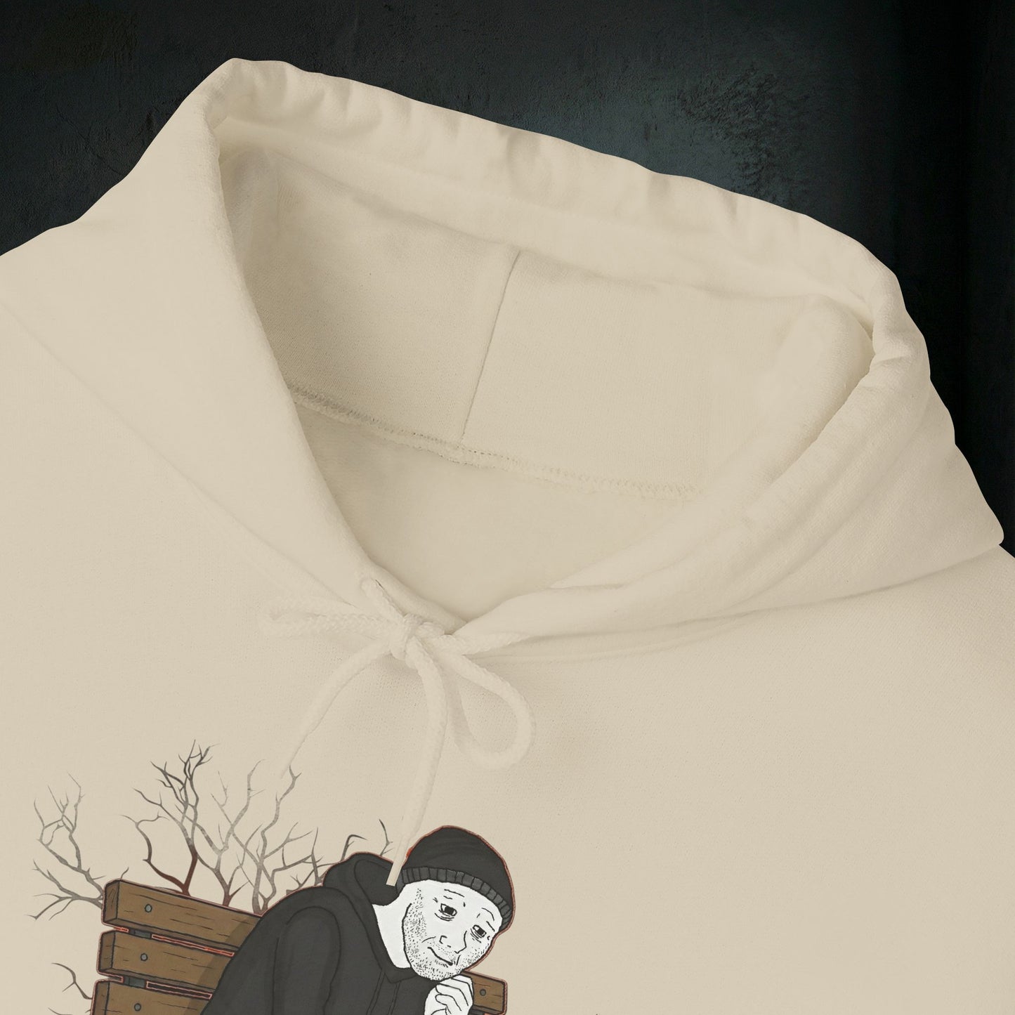 Sit Back And Accept The Defeat - Premium Graphic Hoodie