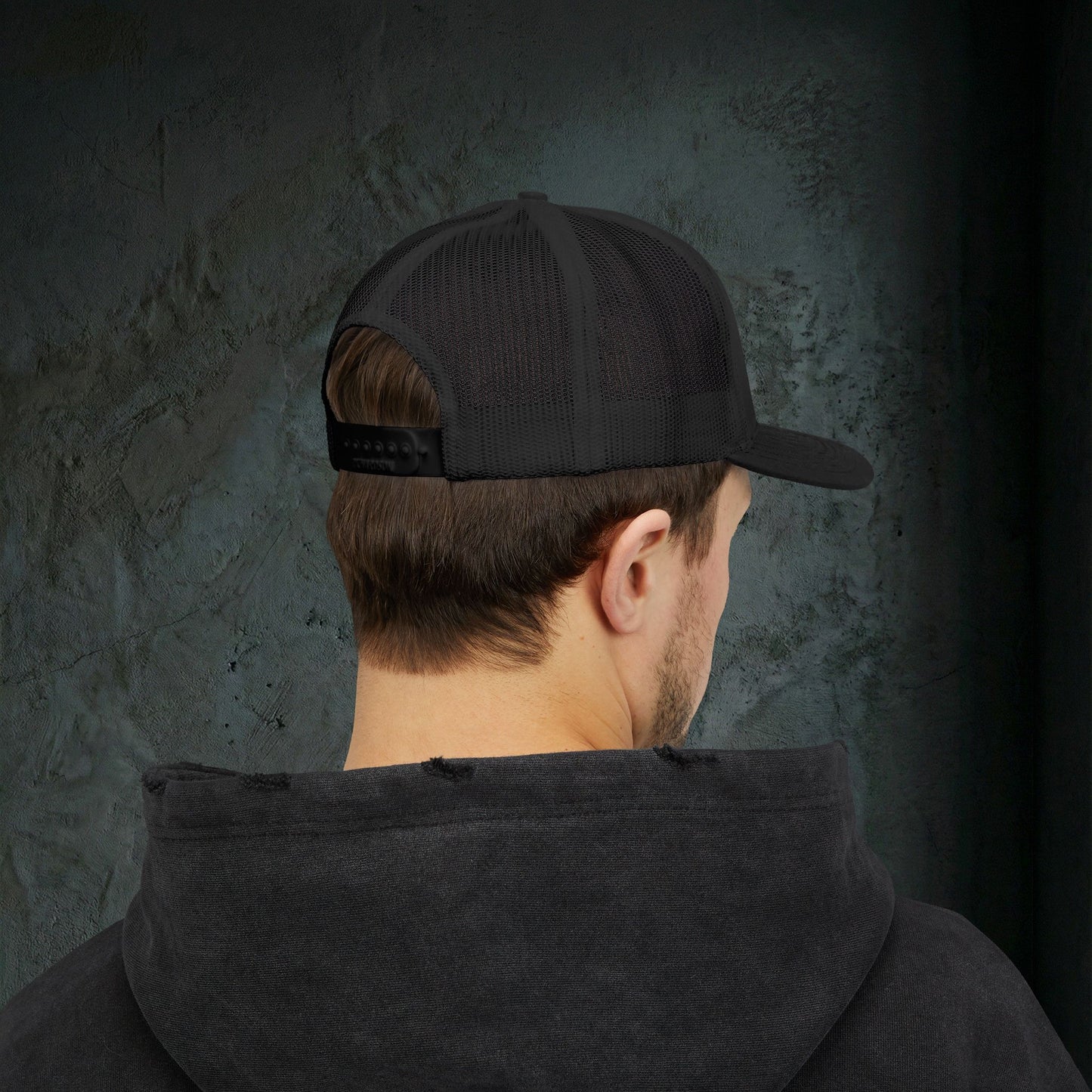 Living vs Existing - Premium Doomer Trucker Hat (Snapback)