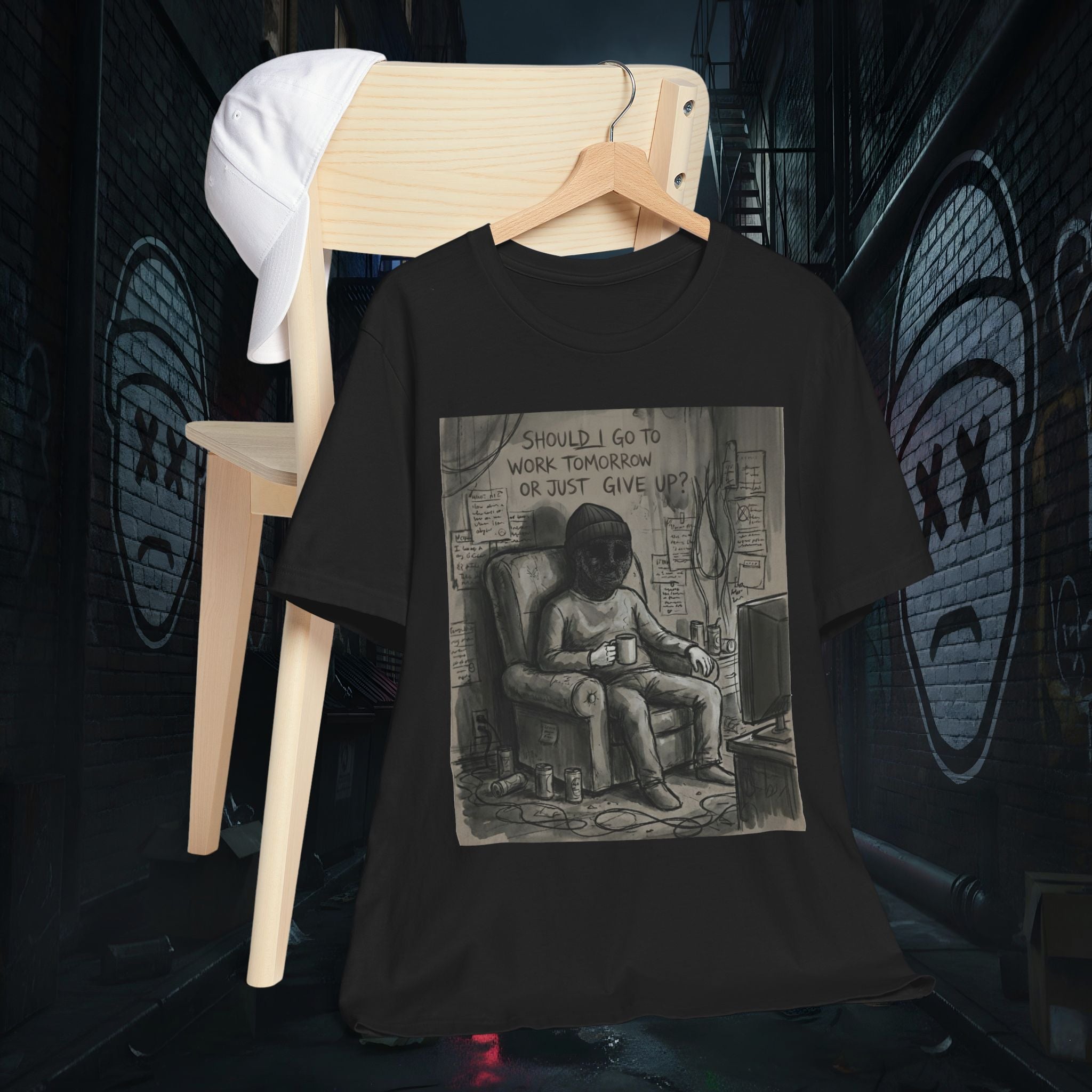 Should I Go To Work or Just Give Up - Graphic Tee