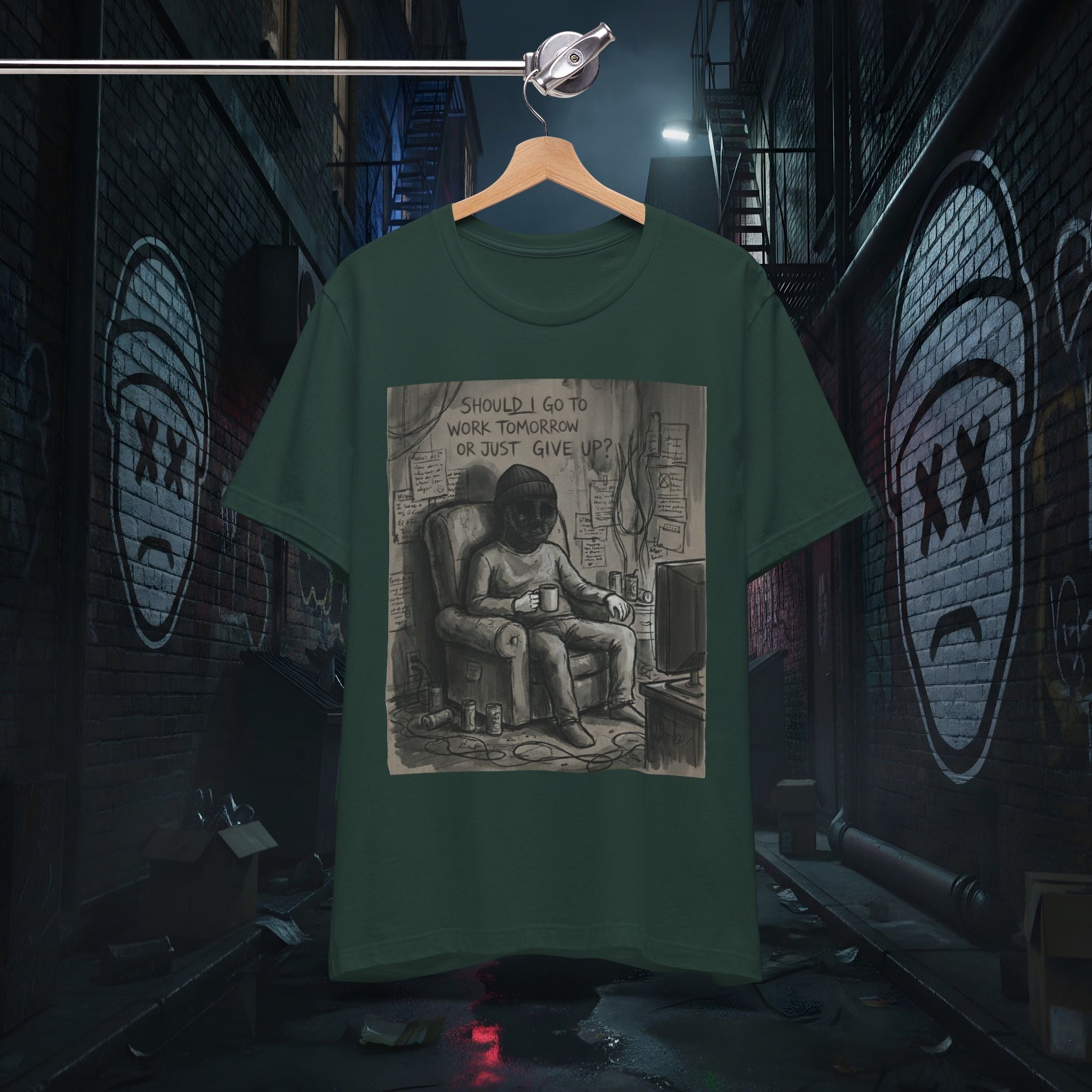 Should I Go To Work or Just Give Up - Graphic Tee