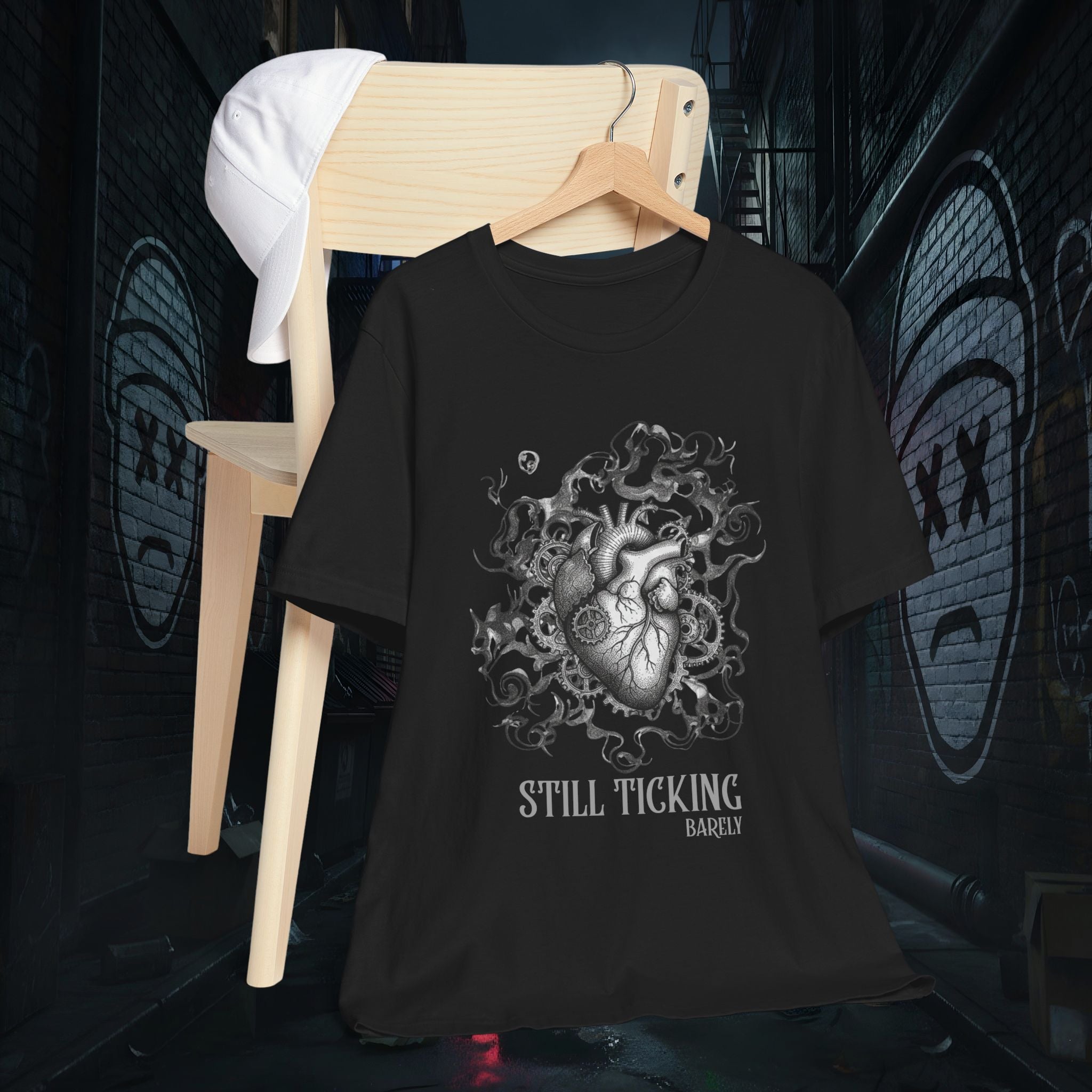 Still Ticking Barely - Dark Graphic Tee