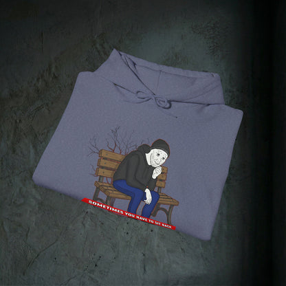 Sit Back And Accept The Defeat - Premium Graphic Hoodie