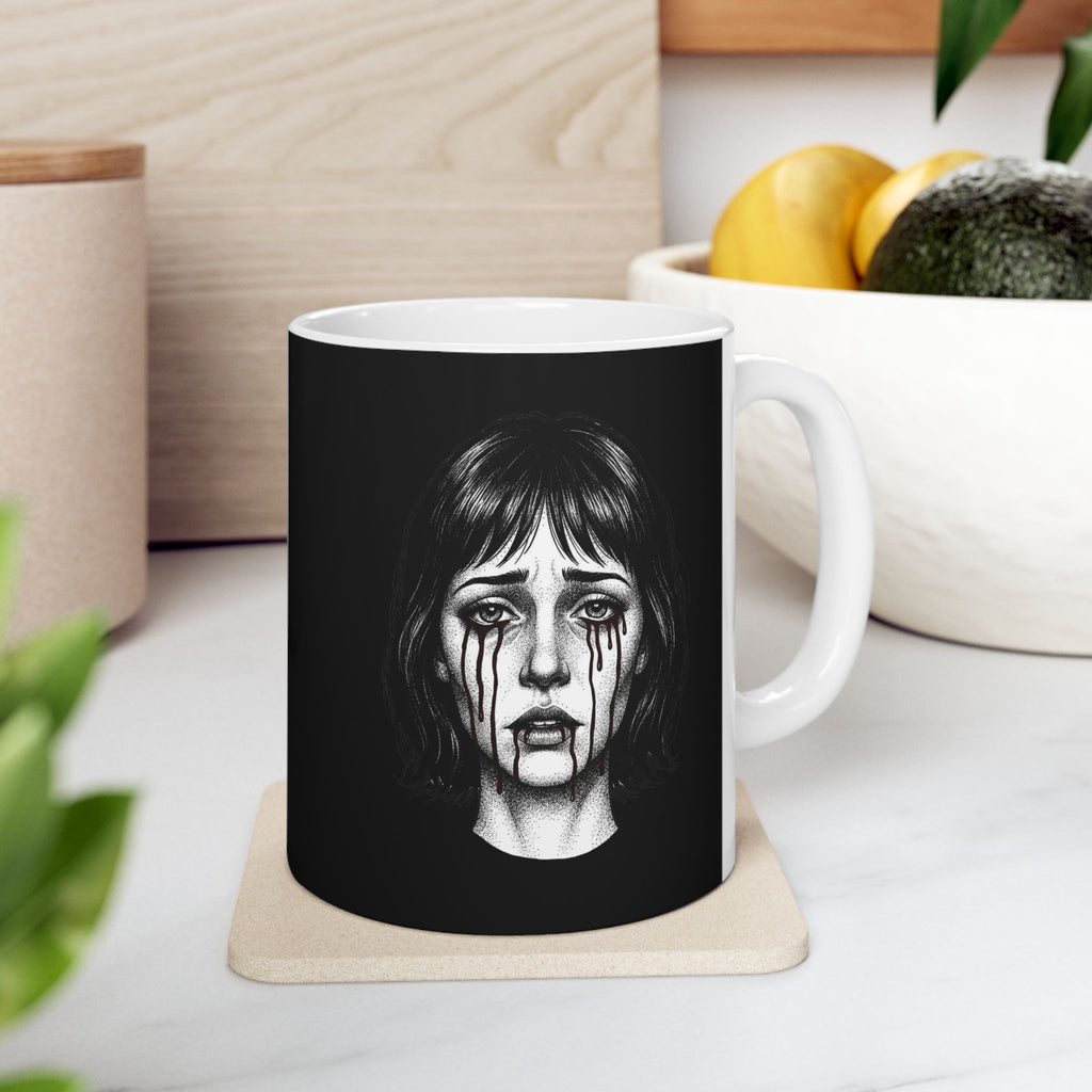 Silent Suffering Dark Ceramic Mug