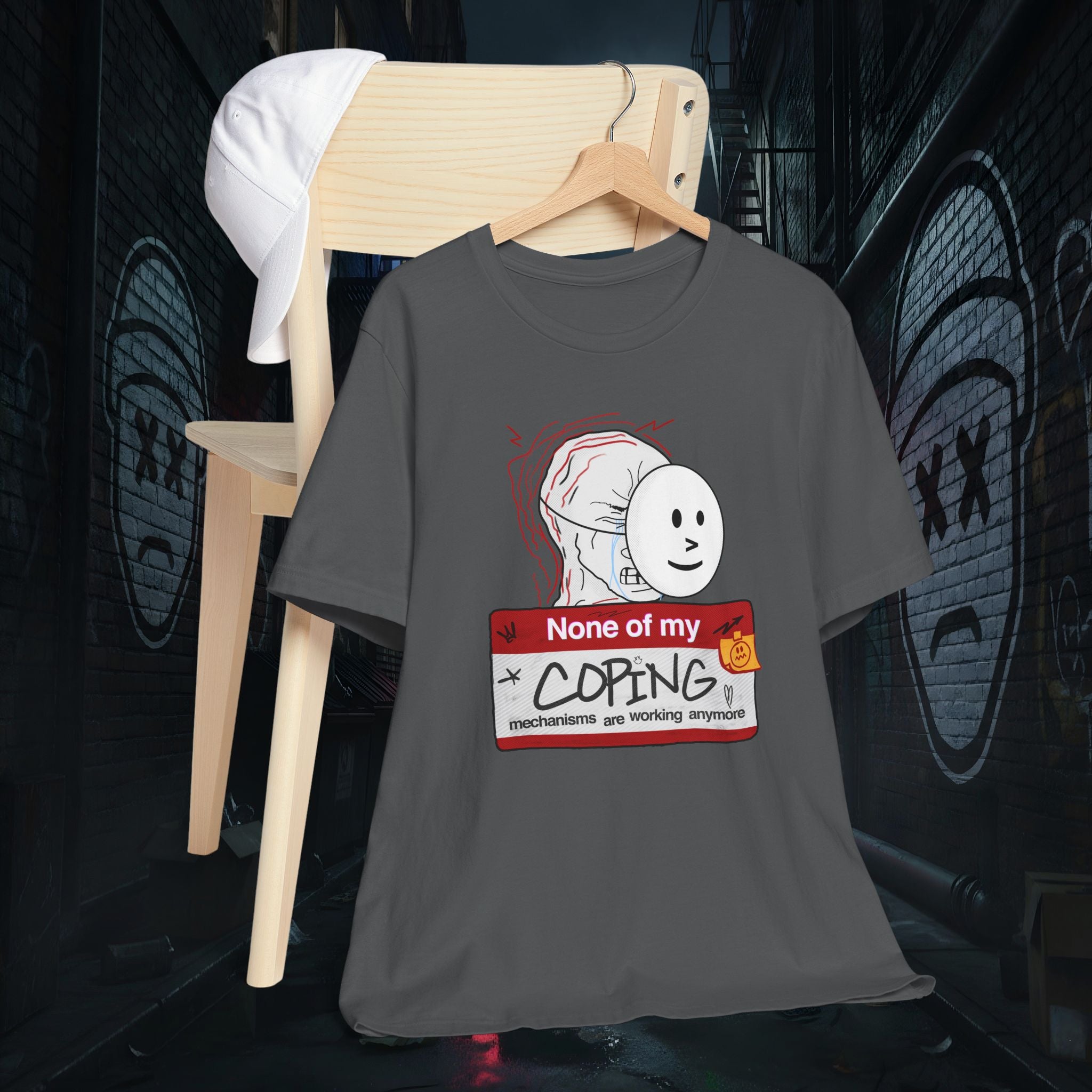 None Of My Coping Mechanisms Are Working - Premium Graphic Tee