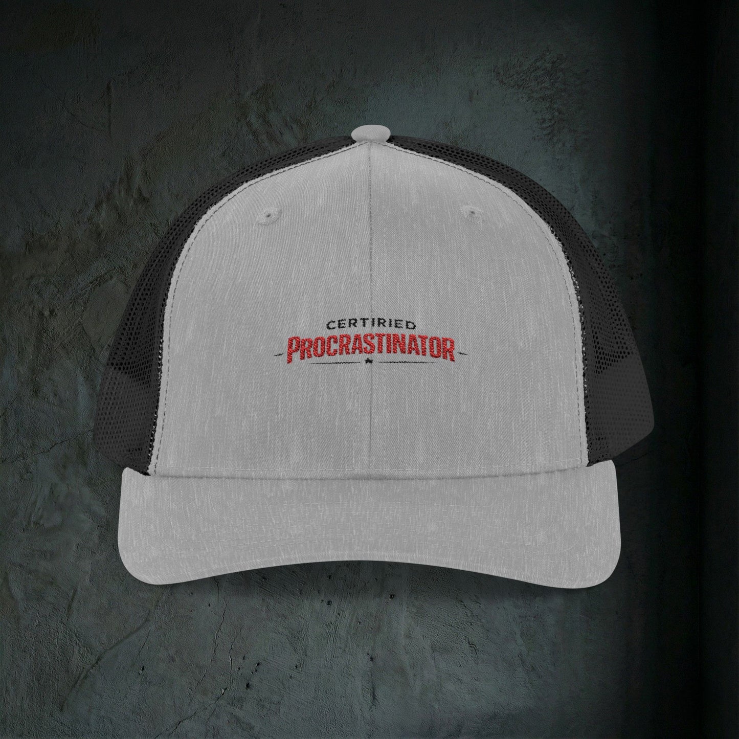 Certified Procrastinator - Premium Doomer Trucker Hat