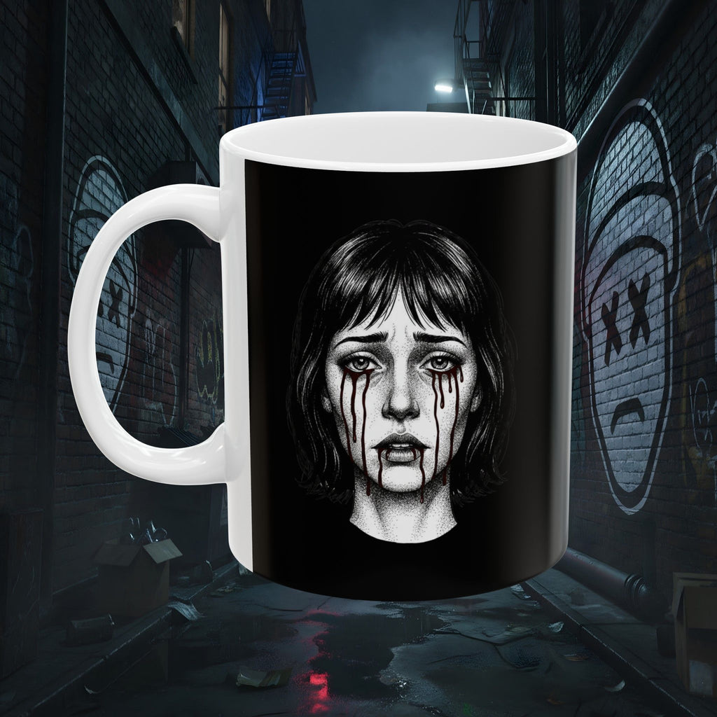 Silent Suffering Dark Ceramic Mug