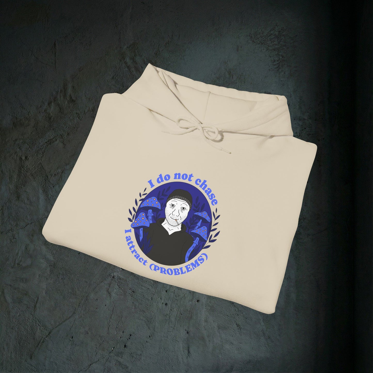 The Problem Magnet - Premium Graphic Hoodie (Doomer Aesthetic)