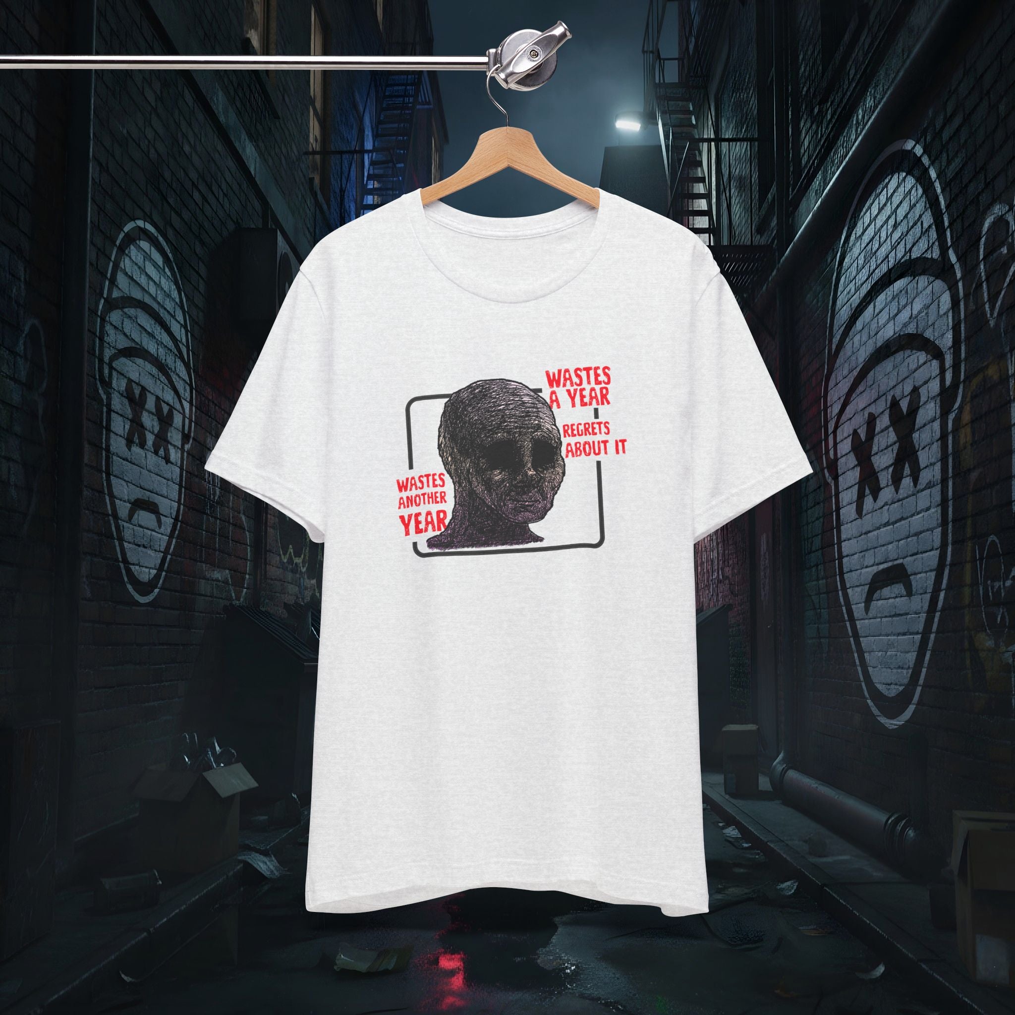 Wasted Another Year - Premium Graphic Tee
