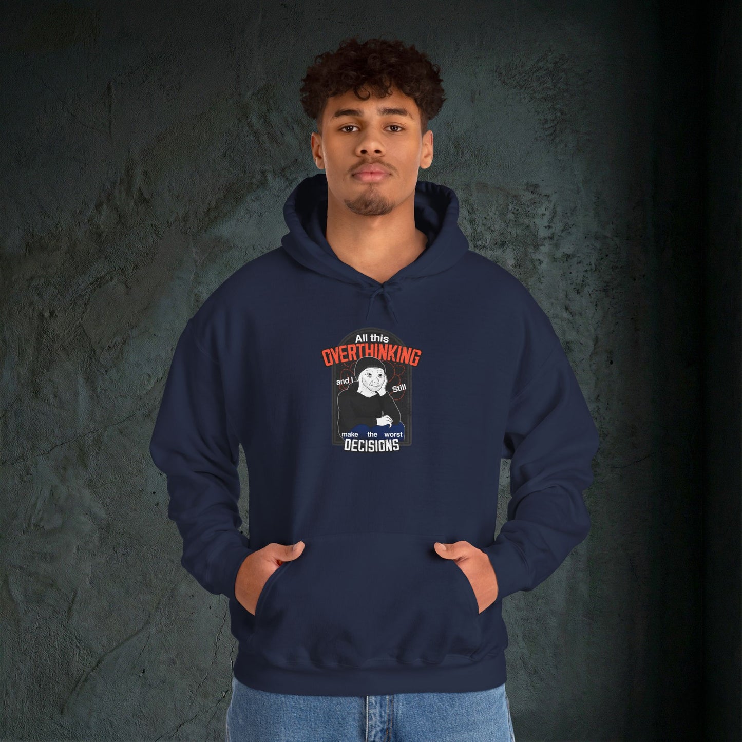 All This Overthinking - Graphic Hoodie