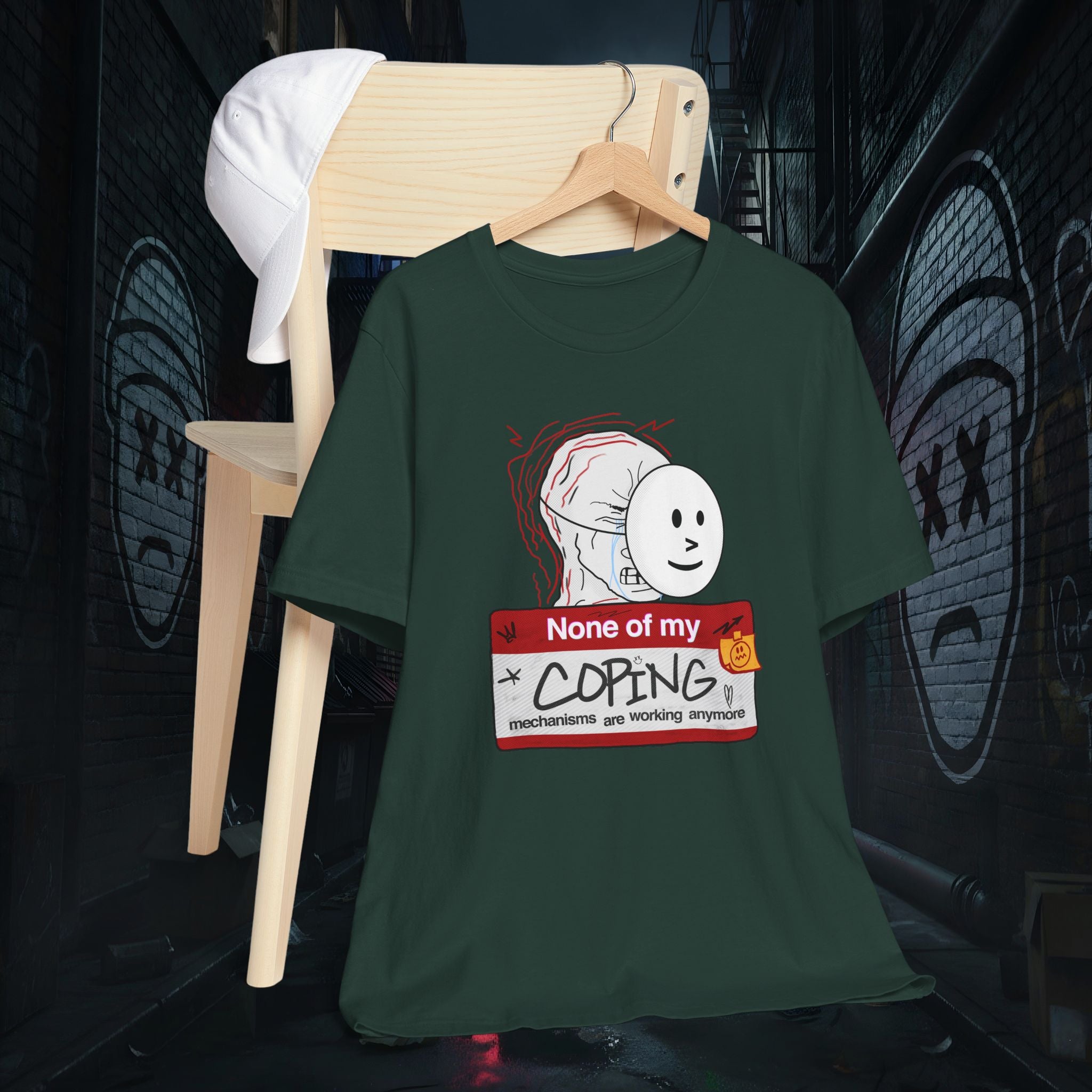 None Of My Coping Mechanisms Are Working - Premium Graphic Tee