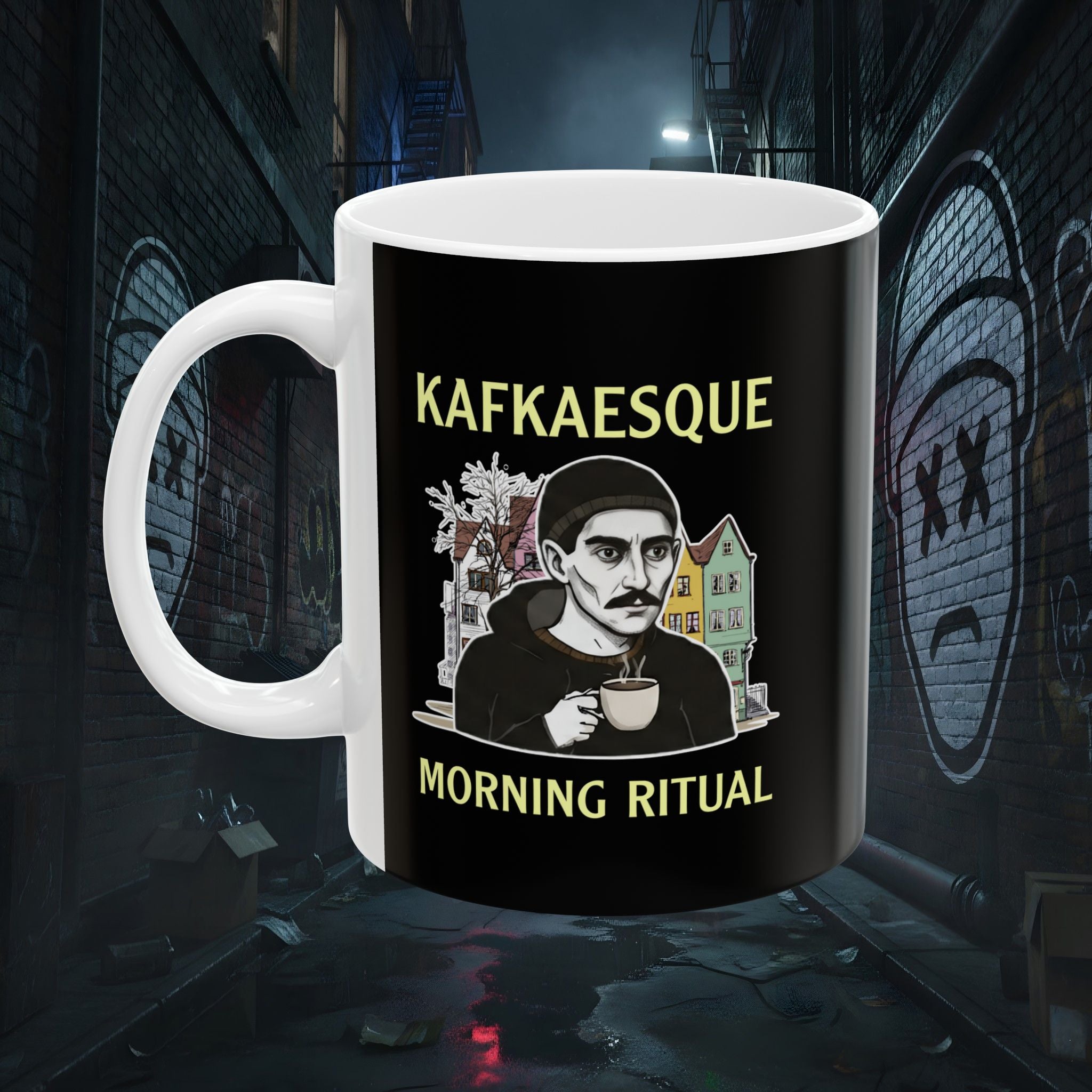 Kafkaesque Morning Ritual Mug