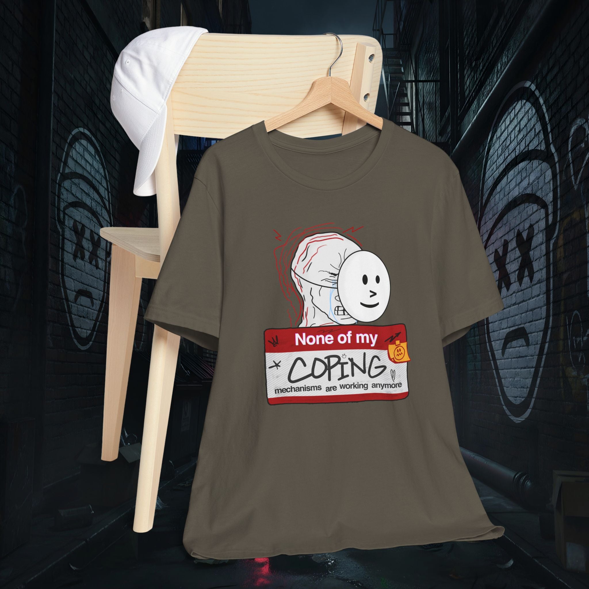 None Of My Coping Mechanisms Are Working - Premium Graphic Tee