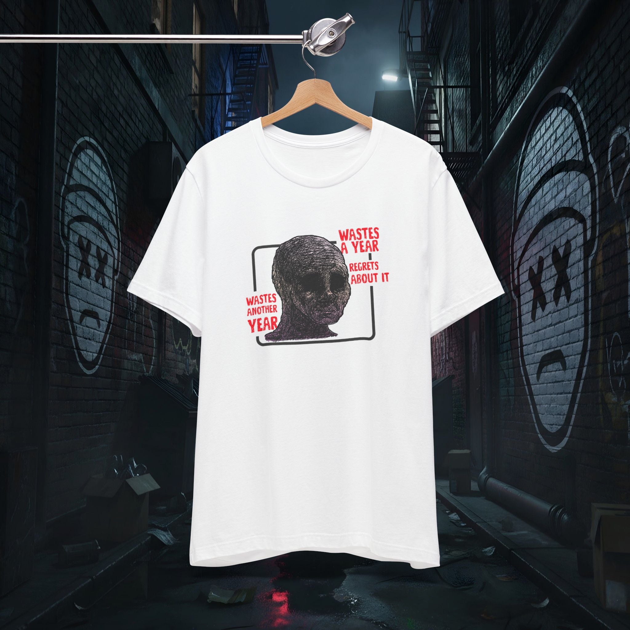 Wasted Another Year - Premium Graphic Tee