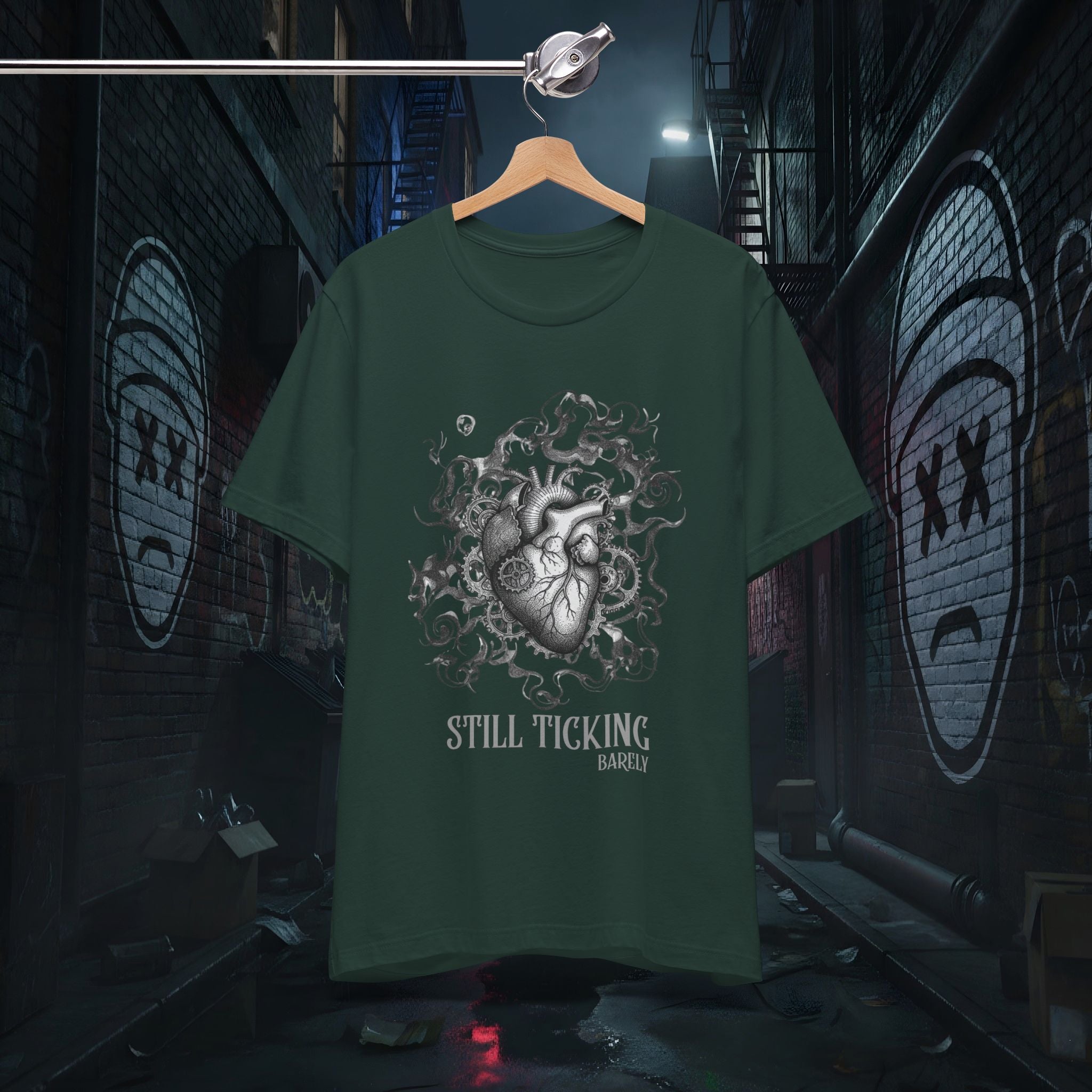 Still Ticking Barely - Dark Graphic Tee