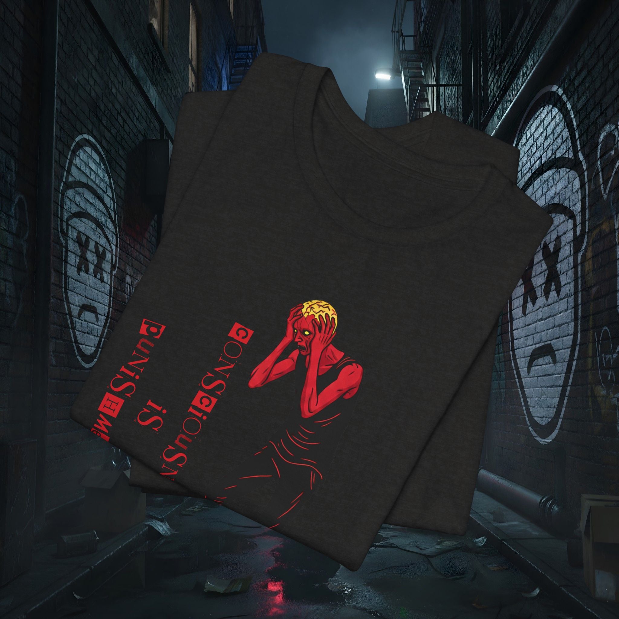 Consciousness Is Punishment - Dark Graphic Tee