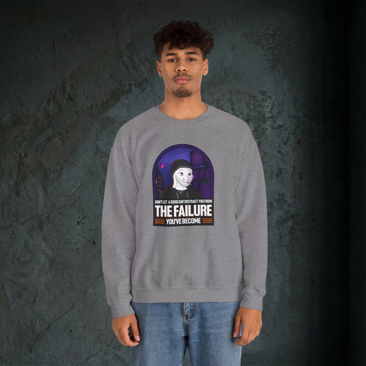 The Failure - Graphic Sweatshirt (Doomer Aesthetic)