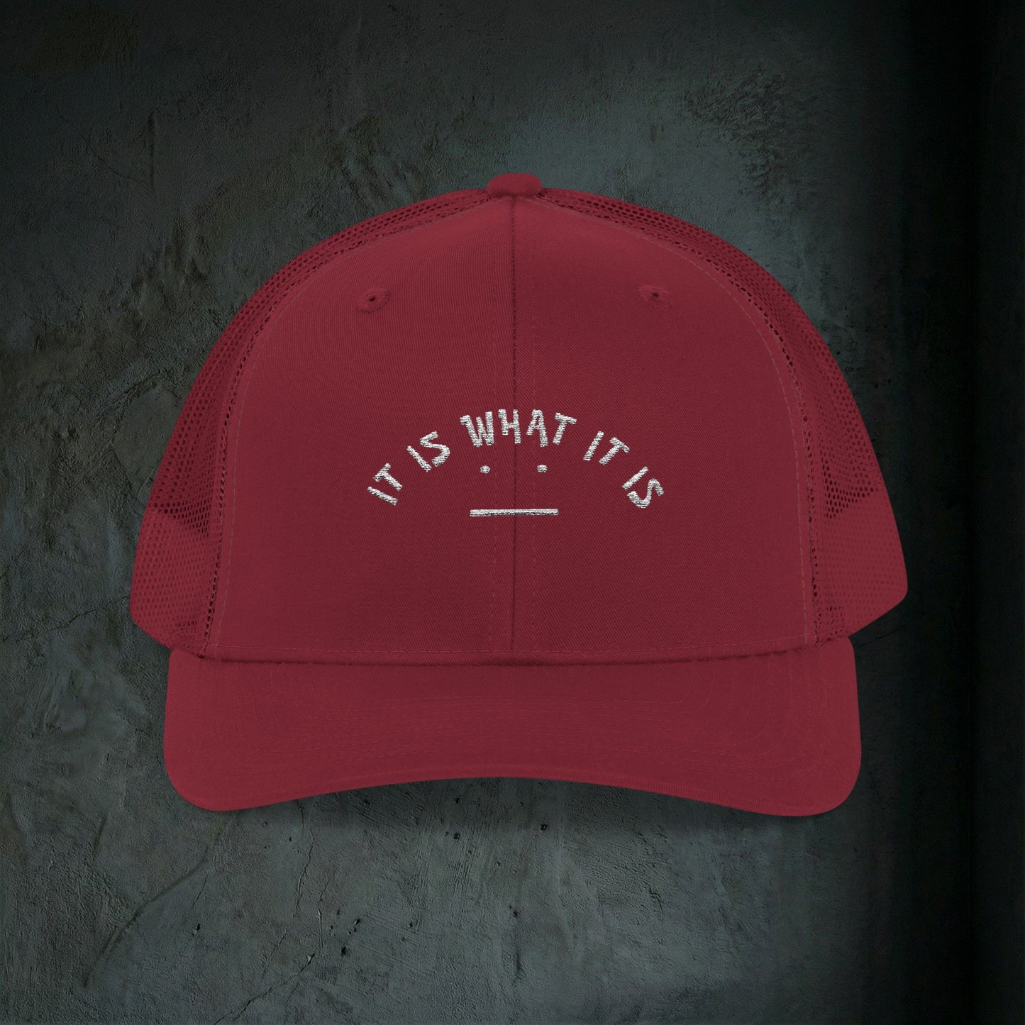 'It Is What It Is' Snapback Trucker Cap
