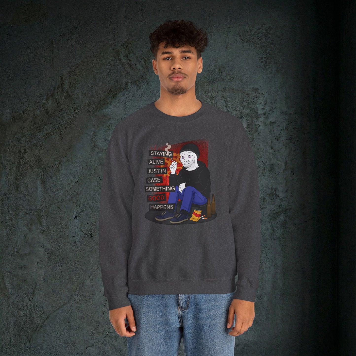 The Survival Instinct Graphic Sweatshirt