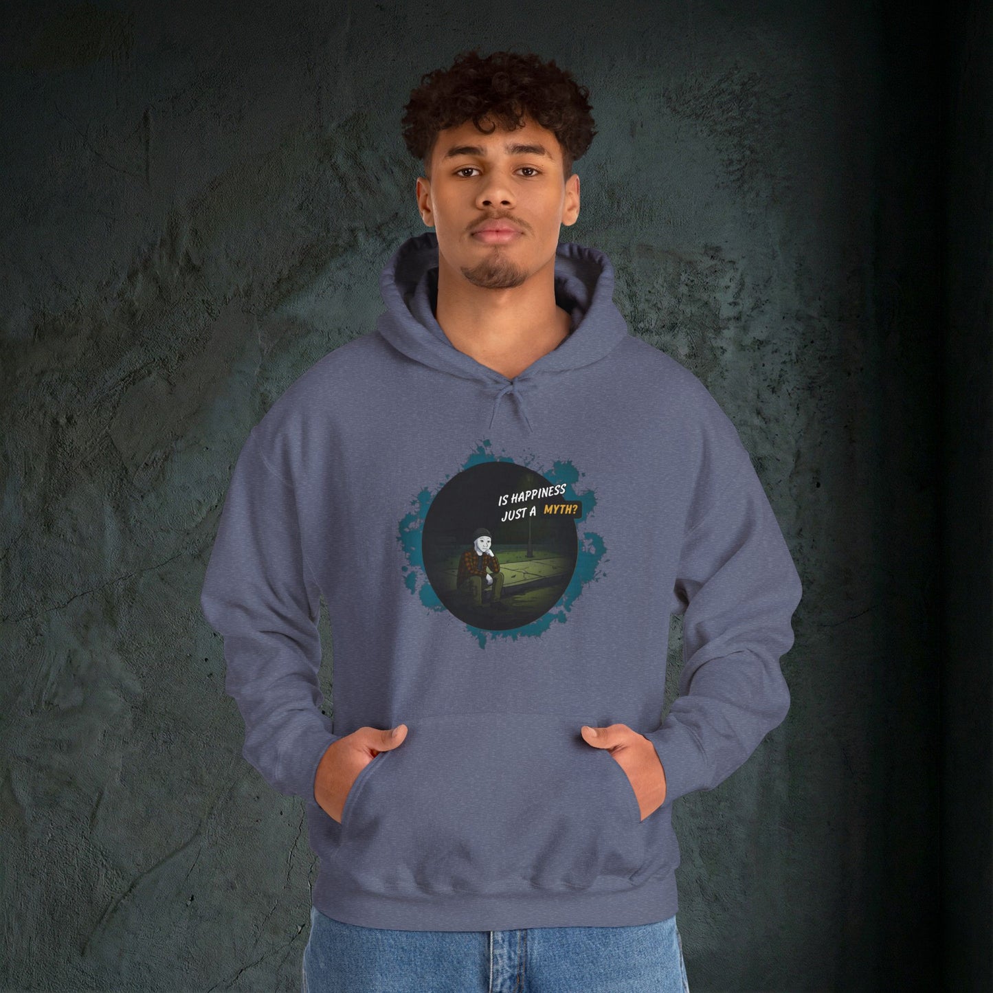 Is Happiness Just A Myth? - Premium Graphic Hoodie