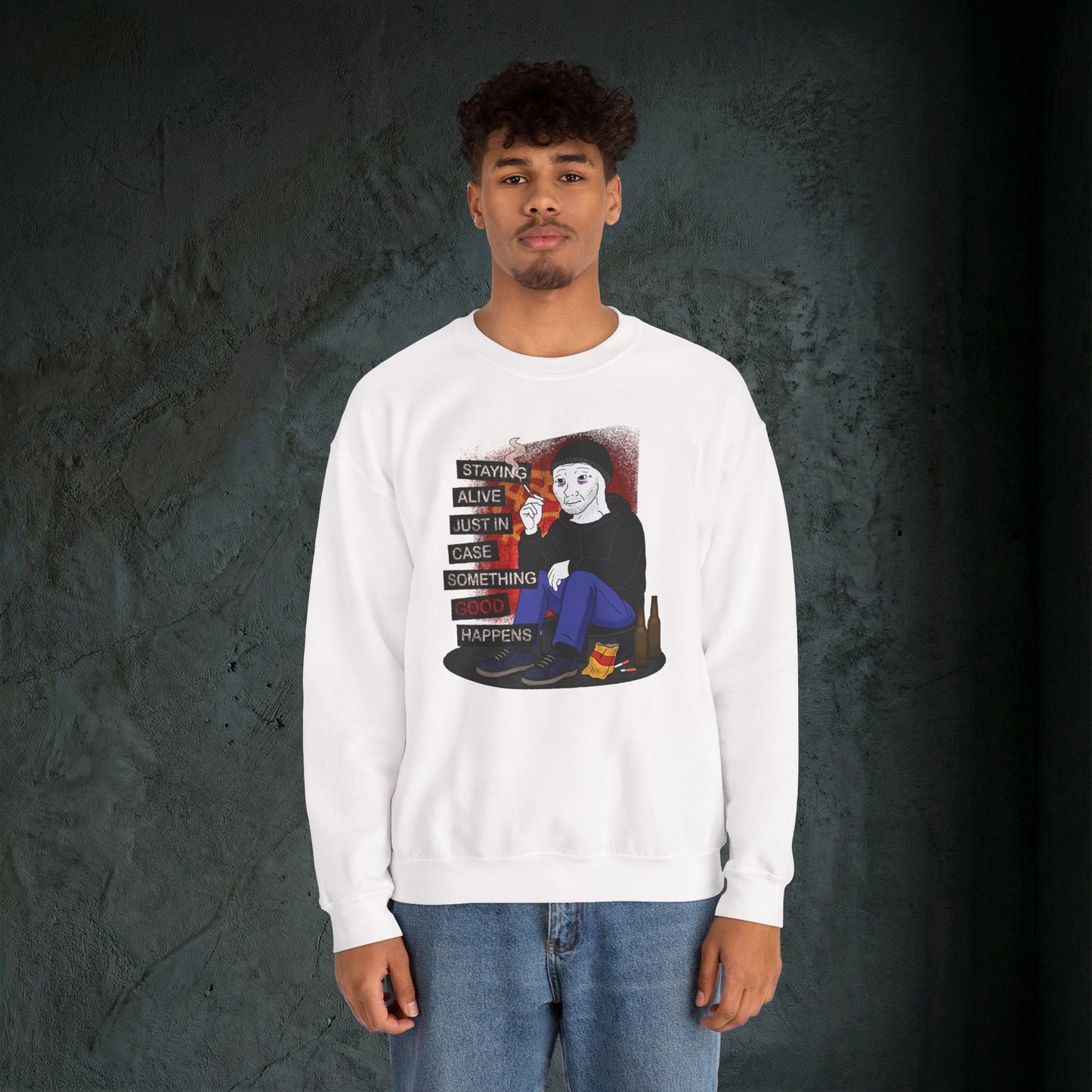 The Survival Instinct Graphic Sweatshirt
