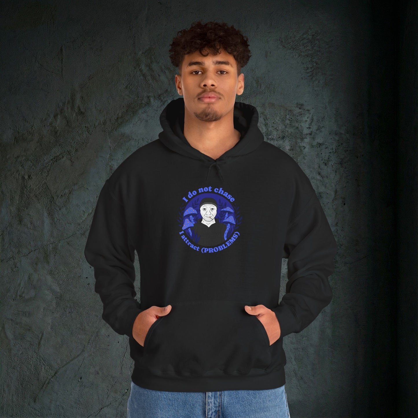 The Problem Magnet - Premium Graphic Hoodie (Doomer Aesthetic)