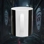 Concrete Wings Dark Ceramic Mug