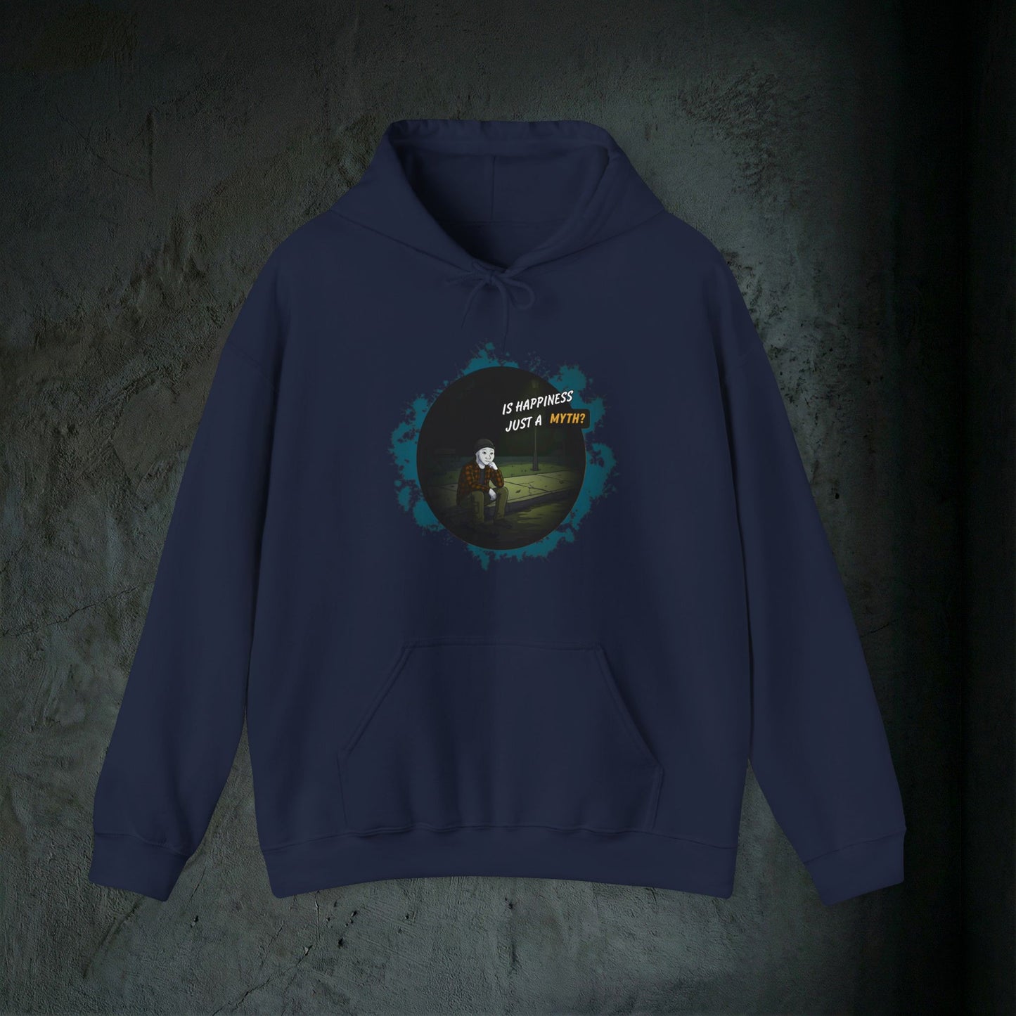 Is Happiness Just A Myth? - Premium Graphic Hoodie