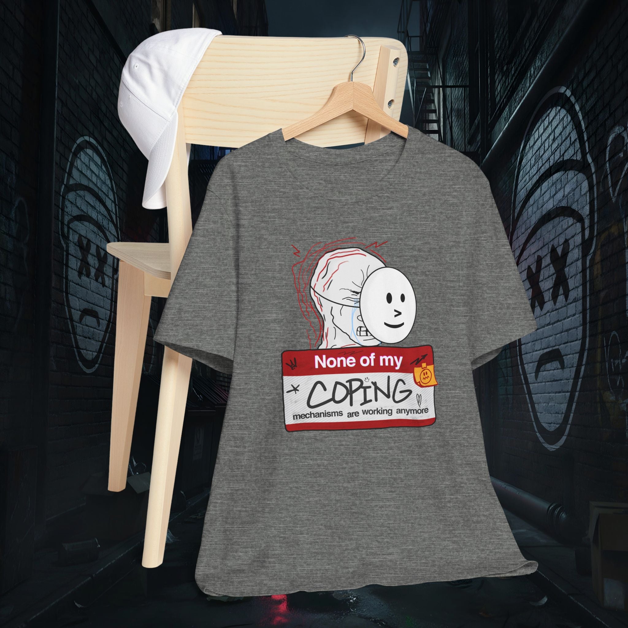 None Of My Coping Mechanisms Are Working - Premium Graphic Tee