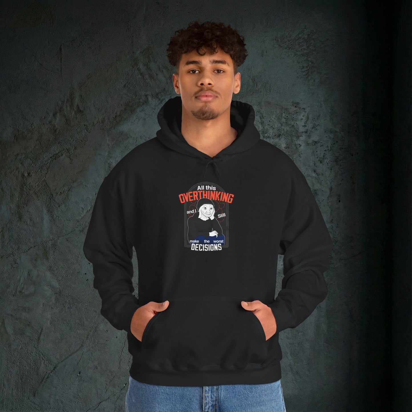 All This Overthinking - Graphic Hoodie