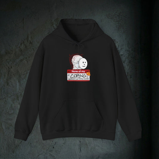 Coping Mechanisms Wojak Hoodie