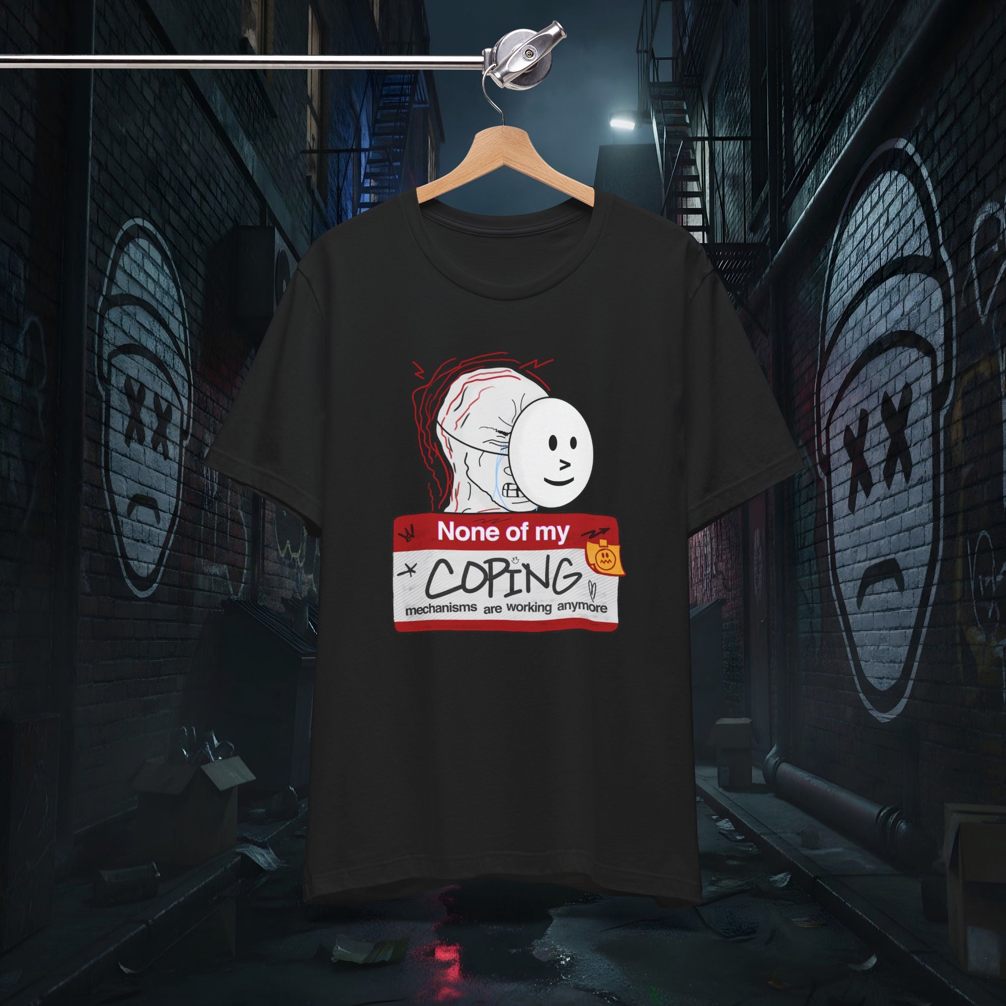 None Of My Coping Mechanisms Are Working - Premium Graphic Tee