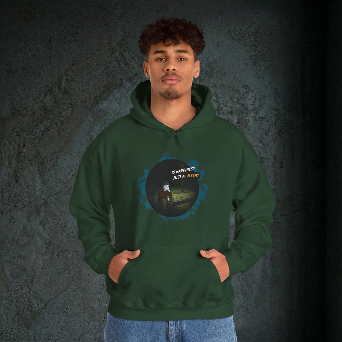 Is Happiness Just A Myth? - Premium Graphic Hoodie