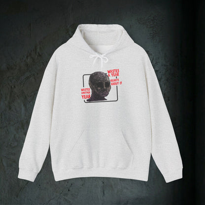 Wasted Another Year - Premium Graphic Hoodie (Doomer Aesthetic)
