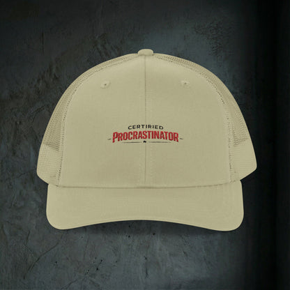 Certified Procrastinator - Premium Doomer Trucker Hat