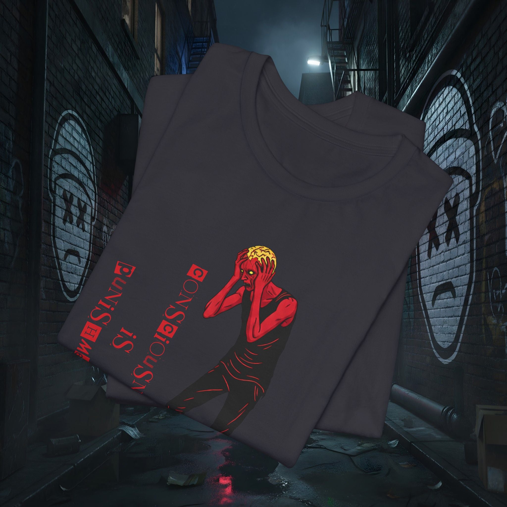 Consciousness Is Punishment - Dark Graphic Tee