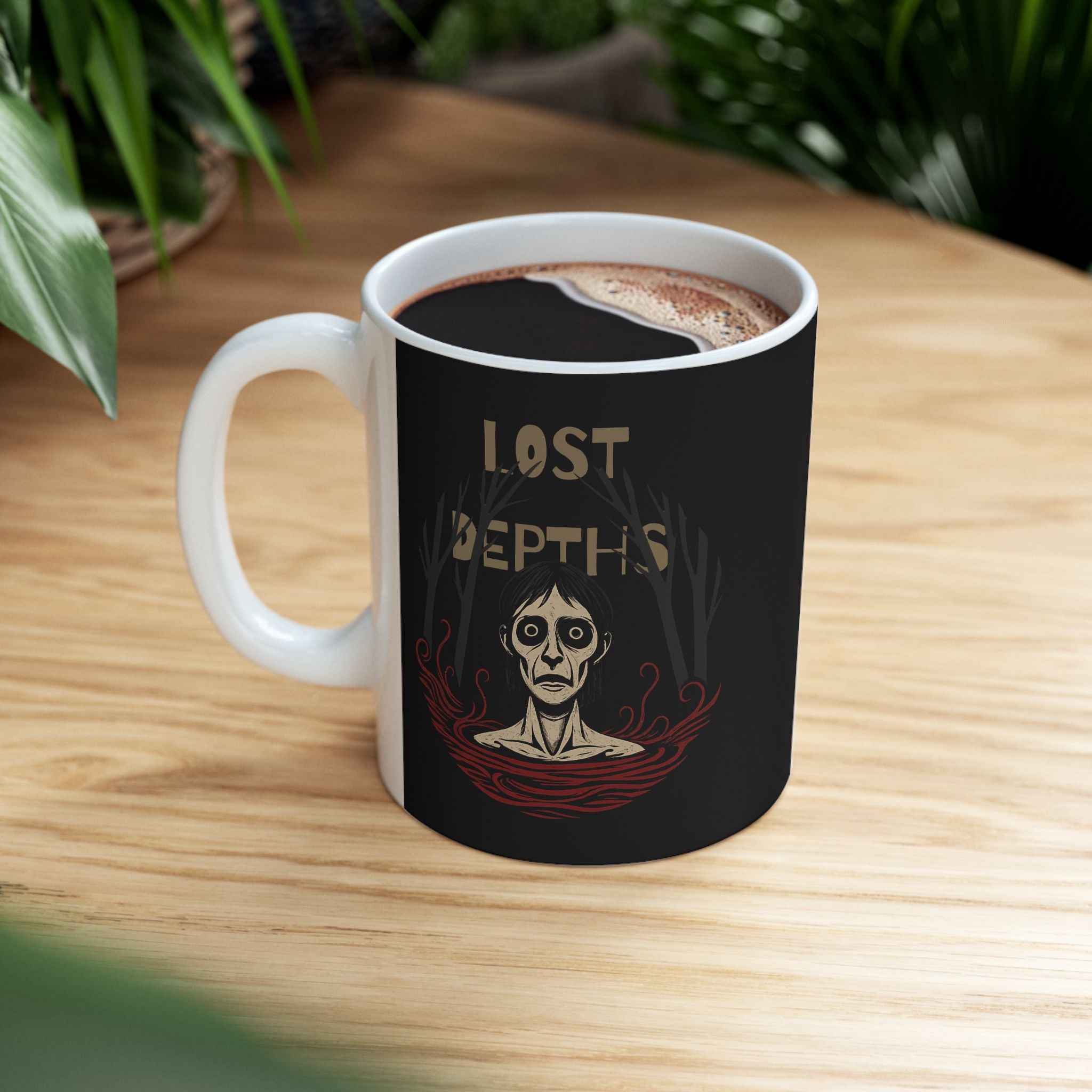 Lost Depths Dark Ceramic Mug