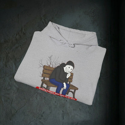 Sit Back And Accept The Defeat - Premium Graphic Hoodie