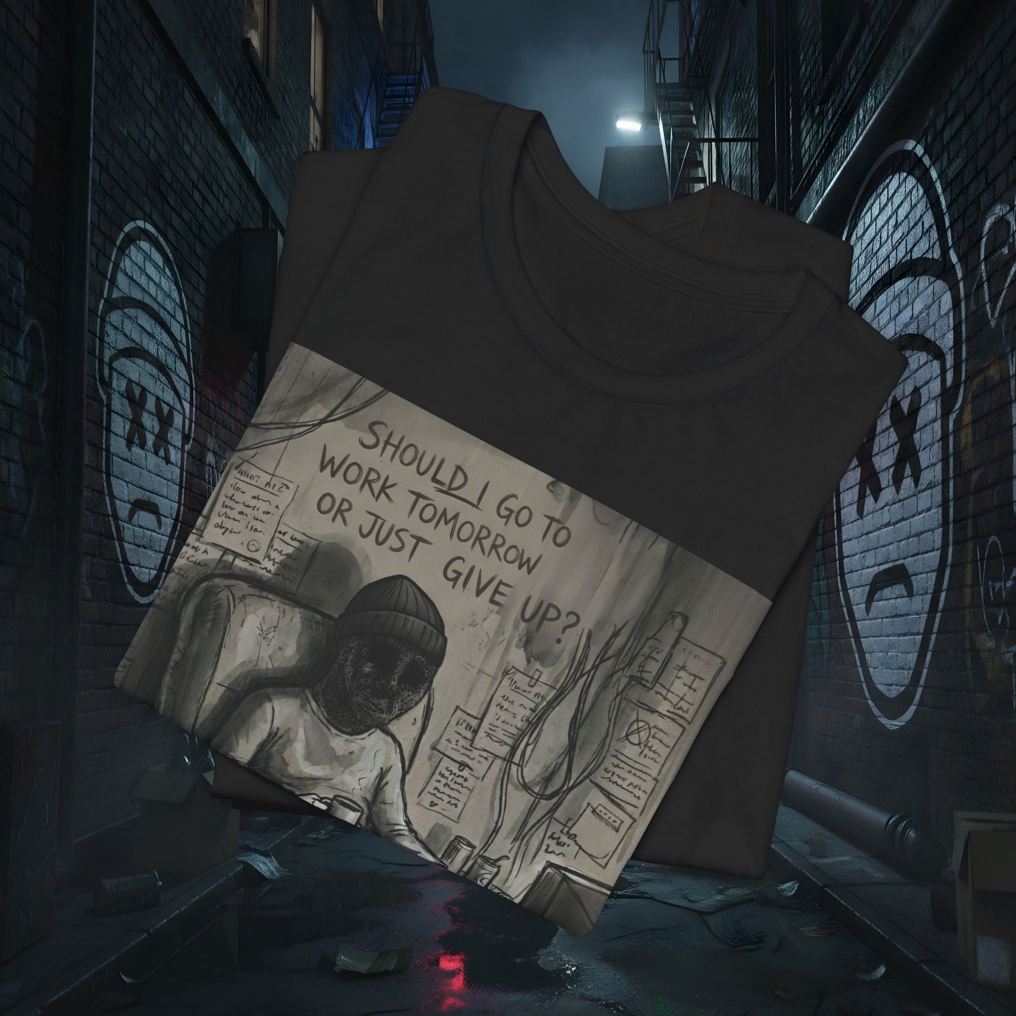 Should I Go To Work or Just Give Up - Graphic Tee