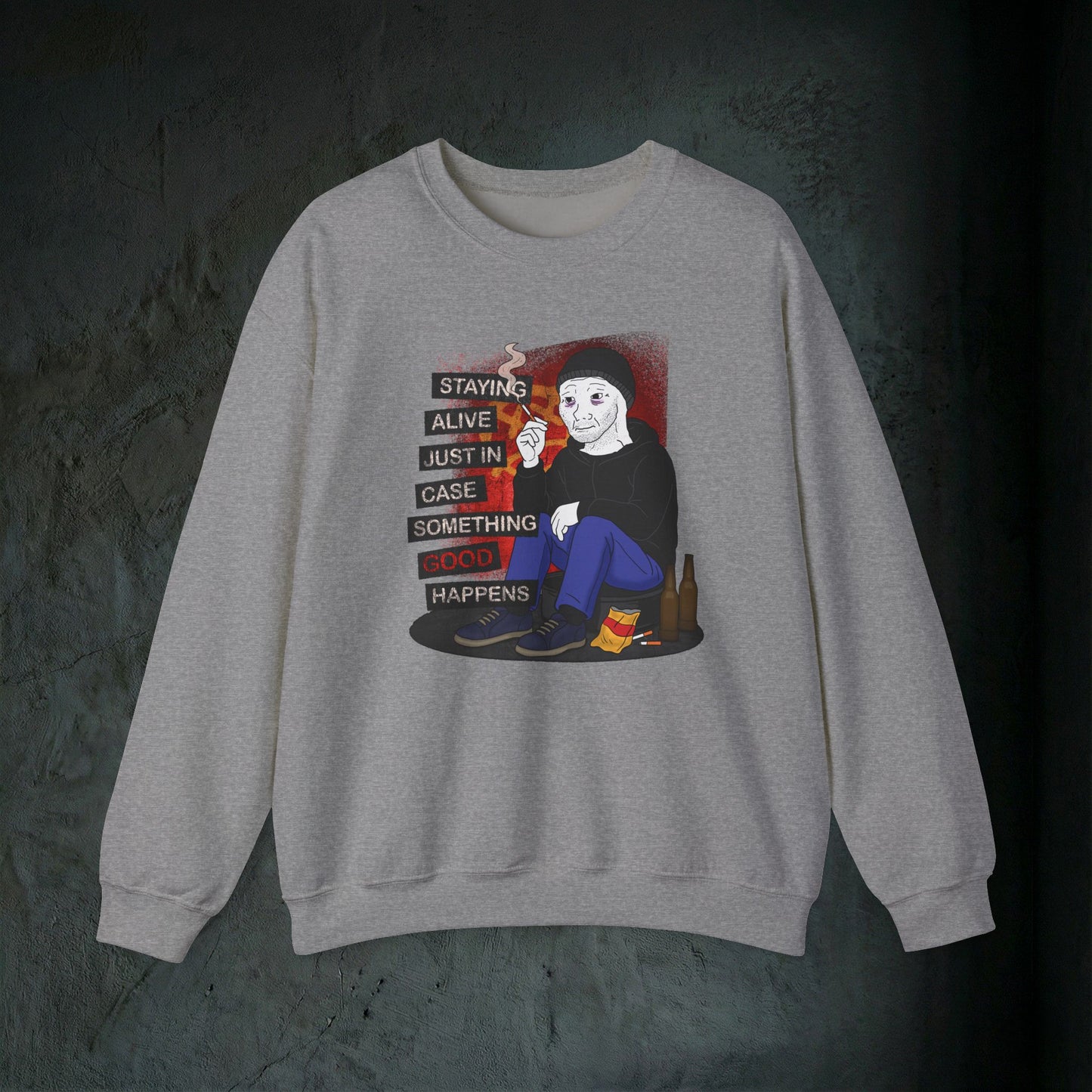The Survival Instinct Graphic Sweatshirt