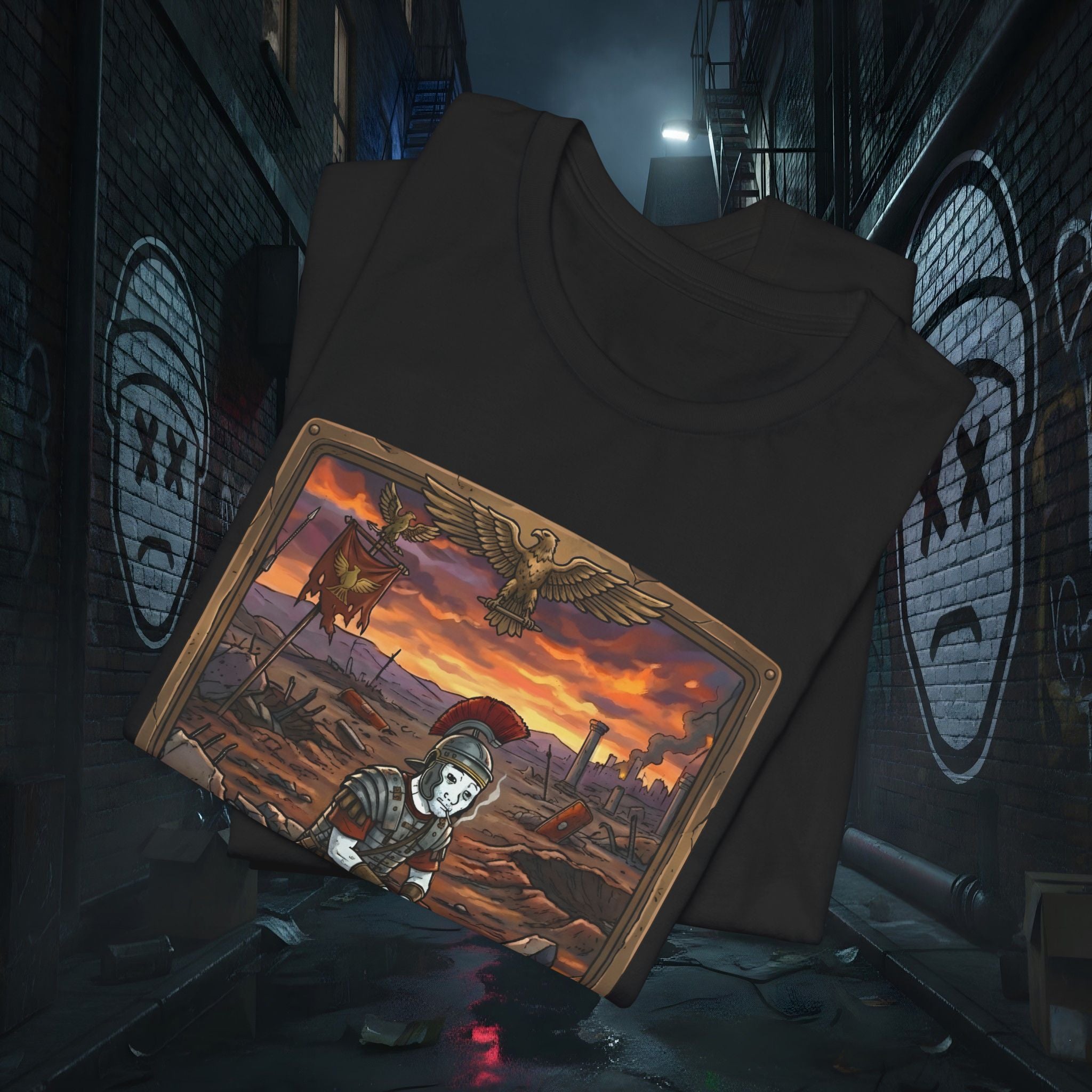 Survivor's Sunset Tee - Hardest Battles Doomer Aesthetic