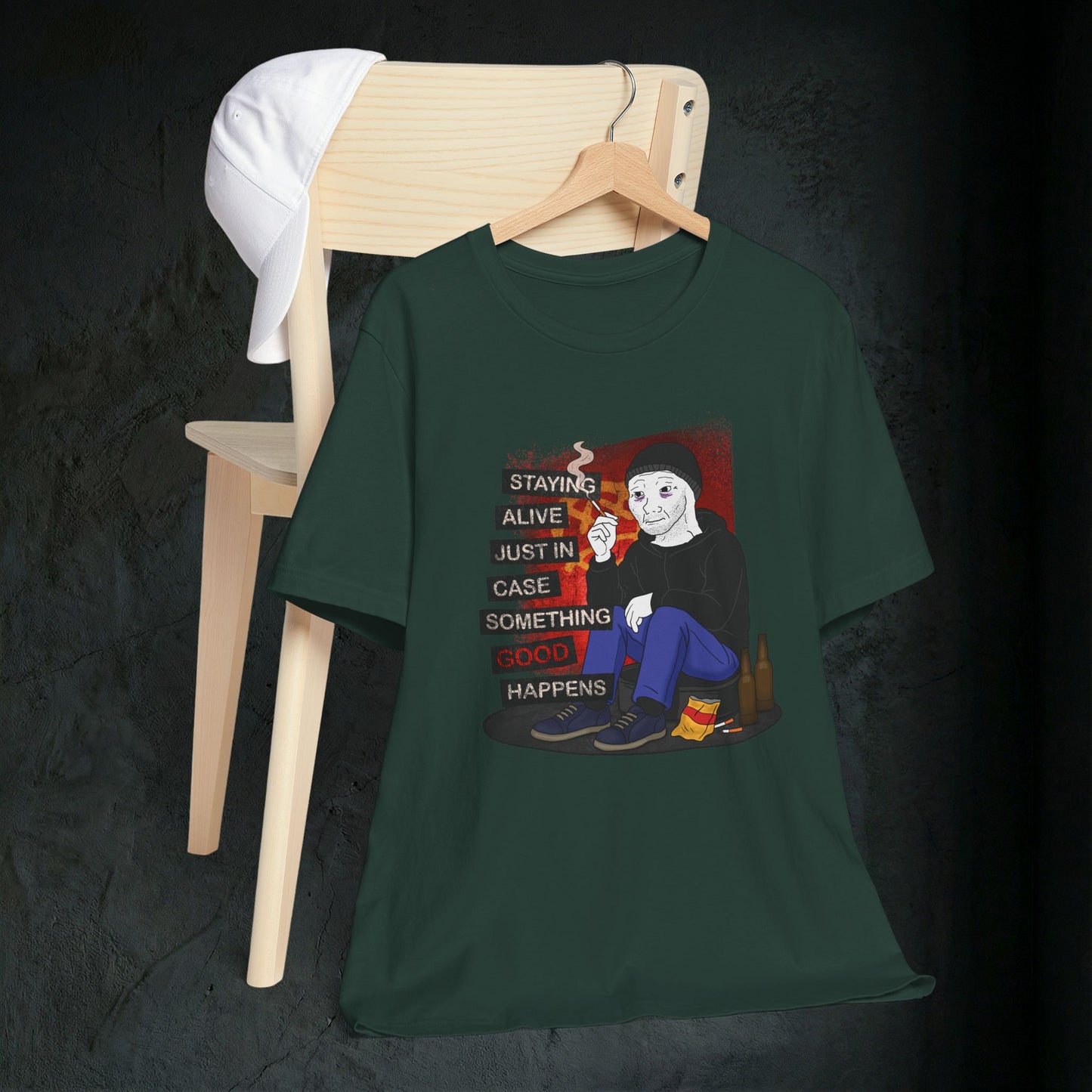 The Survival Instinct Premium Graphic Tee