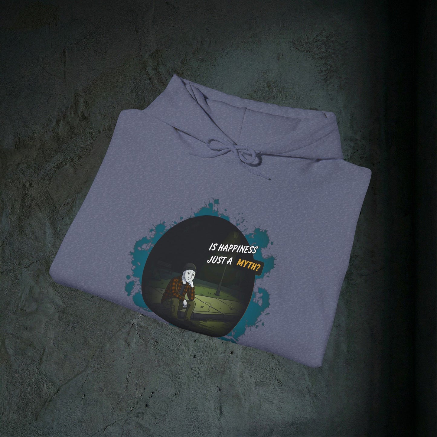 Is Happiness Just A Myth? - Premium Graphic Hoodie