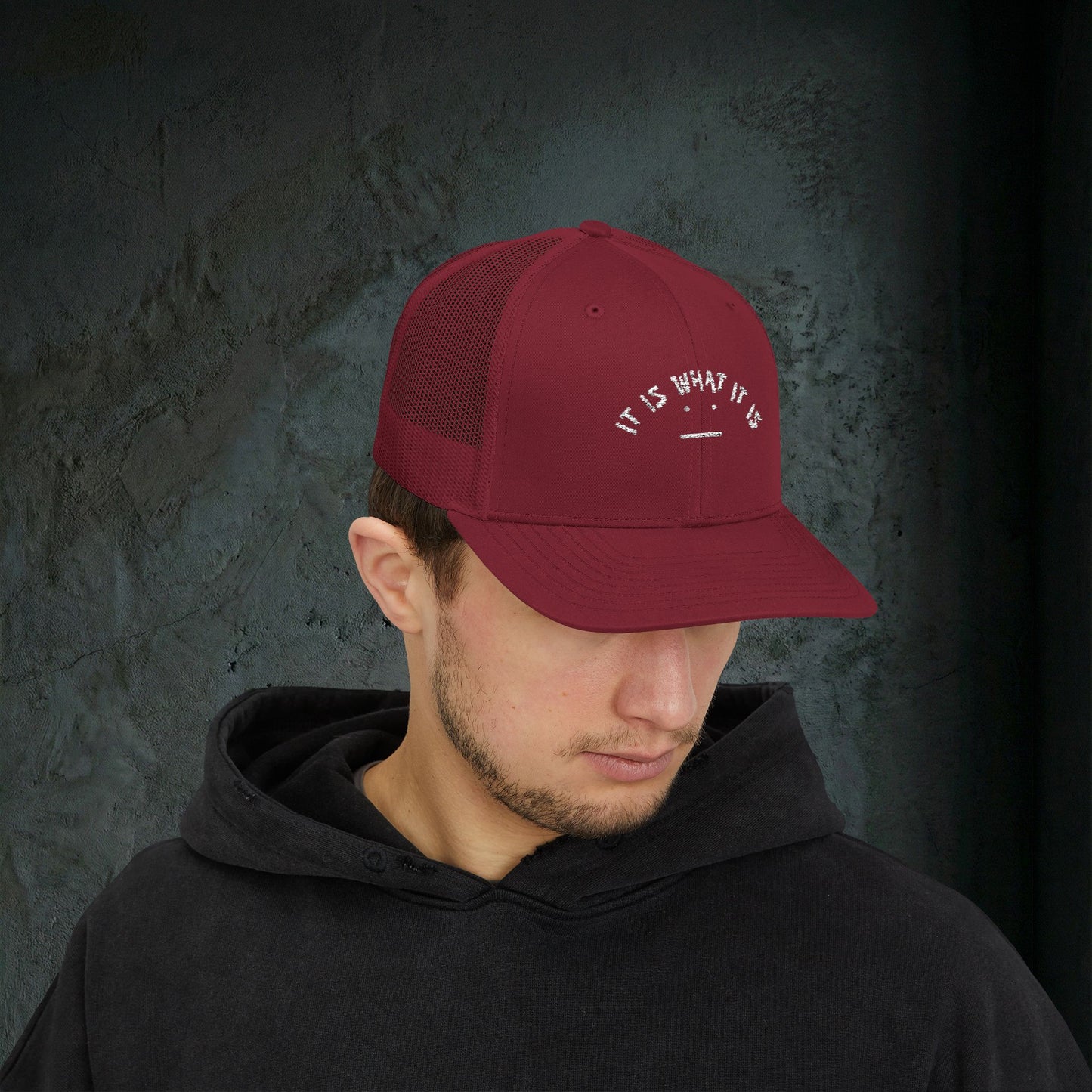 'It Is What It Is' Snapback Trucker Cap