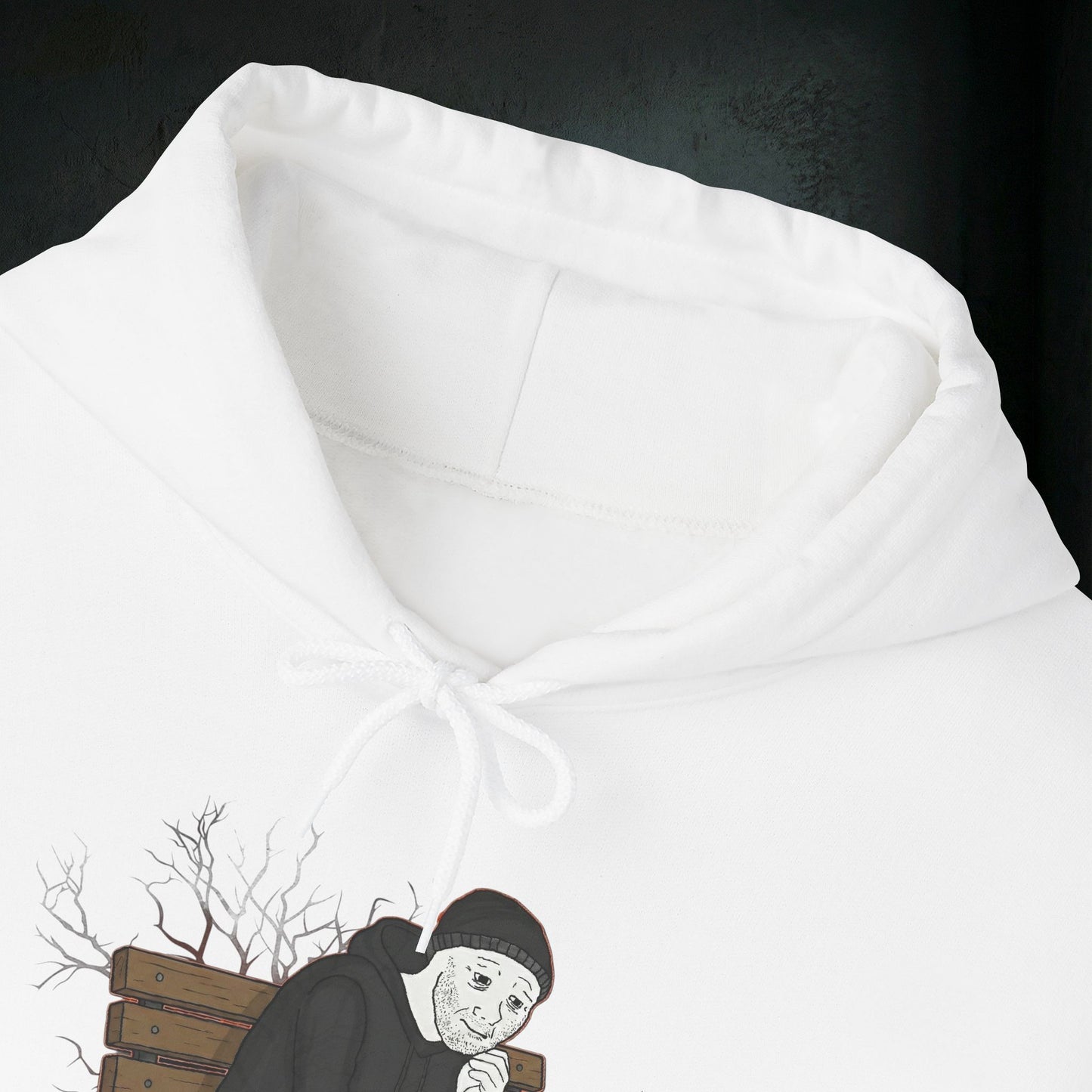 Sit Back And Accept The Defeat - Premium Graphic Hoodie