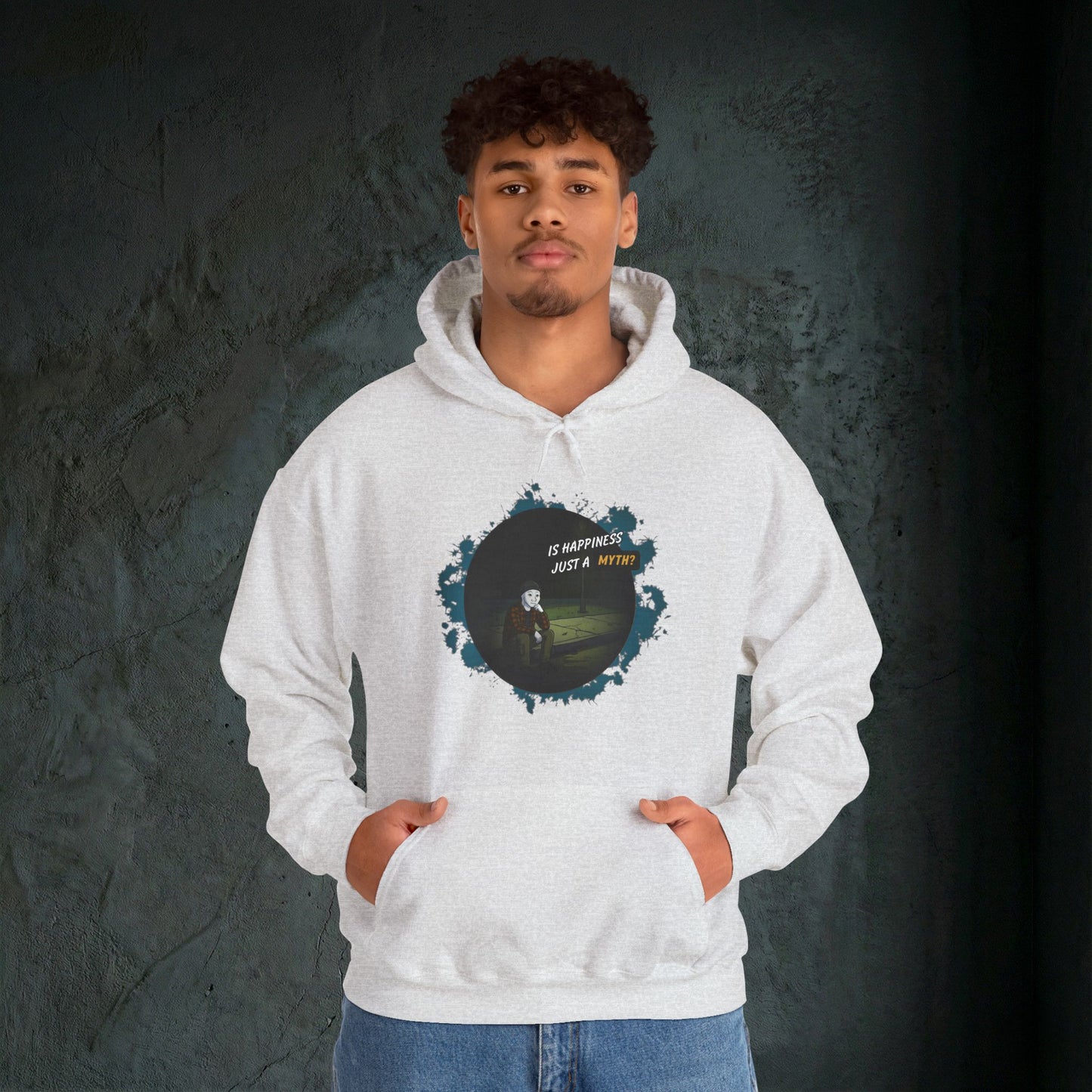 Is Happiness Just A Myth? - Premium Graphic Hoodie