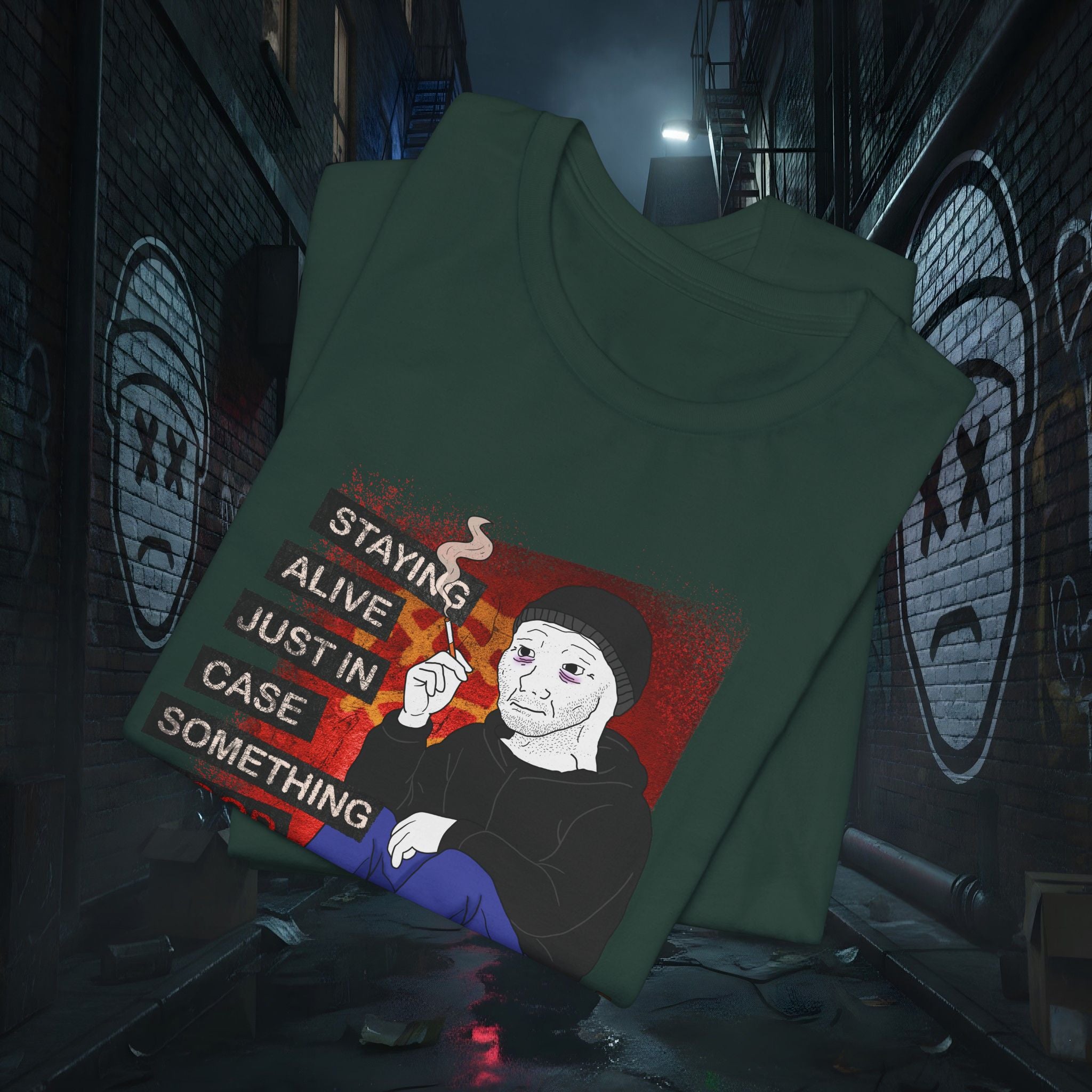 The Survival Instinct Premium Graphic Tee