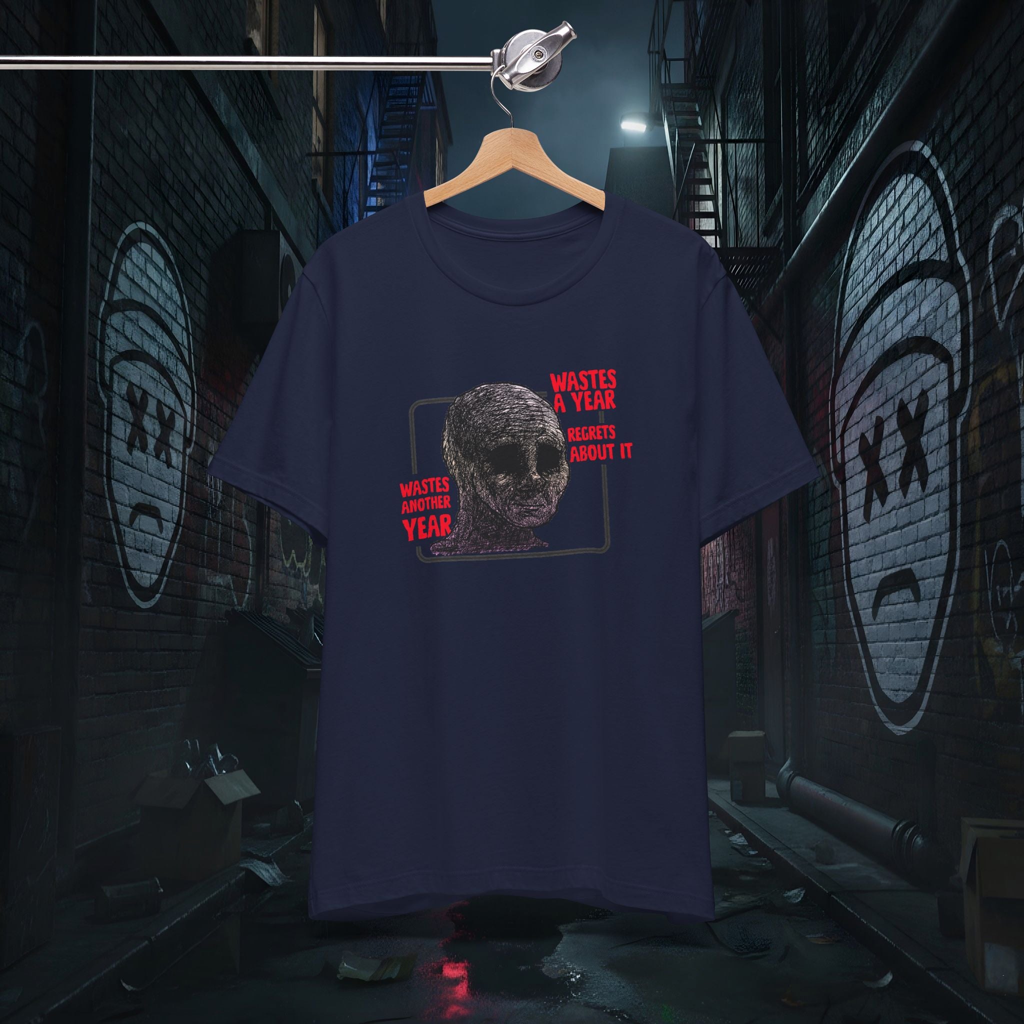 Wasted Another Year - Premium Graphic Tee