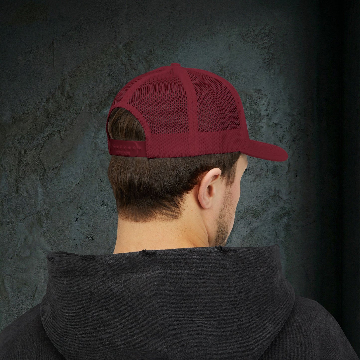 Living vs Existing - Premium Doomer Trucker Hat (Snapback)