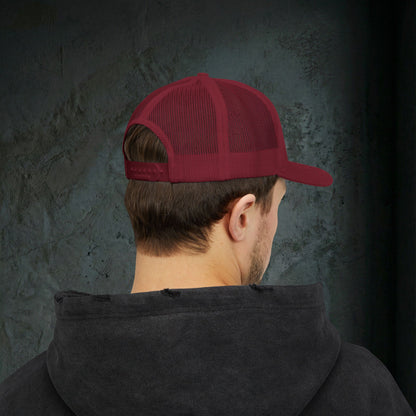 Living vs Existing - Premium Doomer Trucker Hat (Snapback)