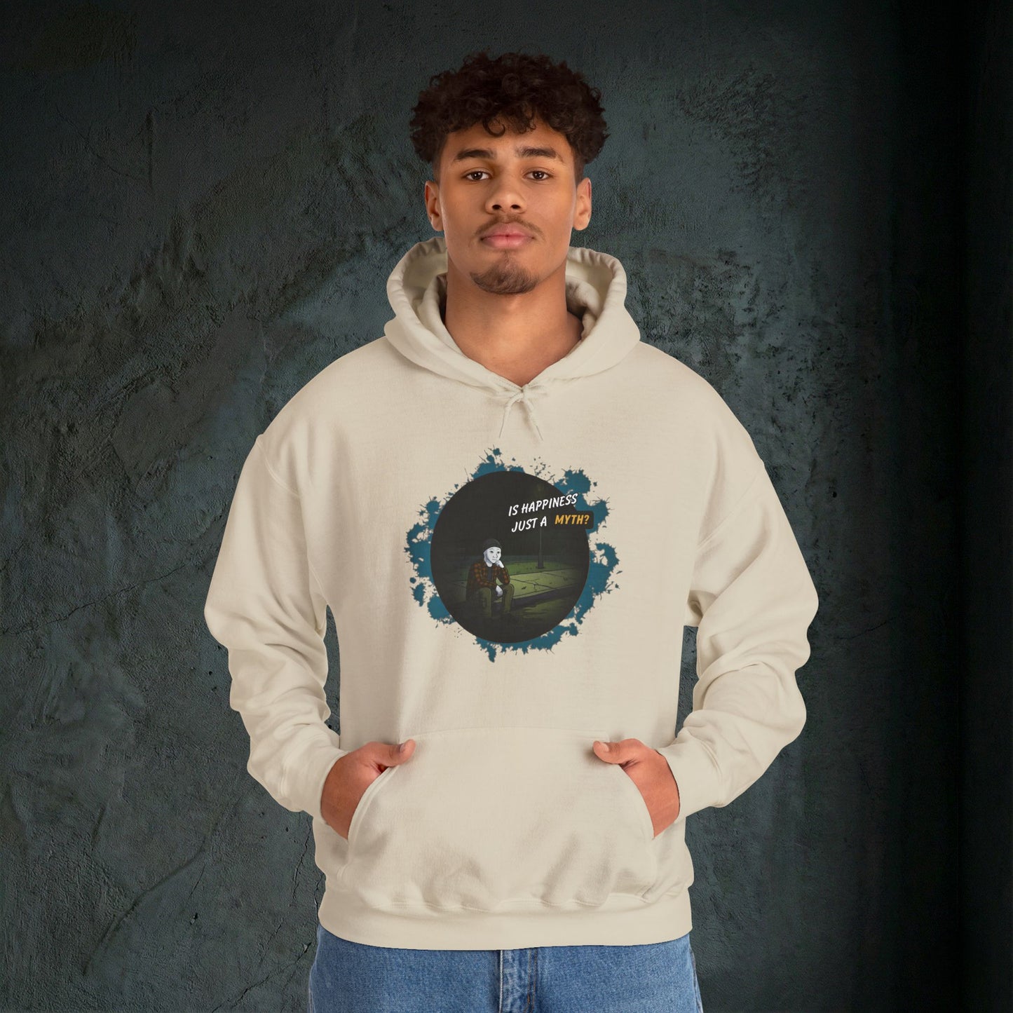 Is Happiness Just A Myth? - Premium Graphic Hoodie